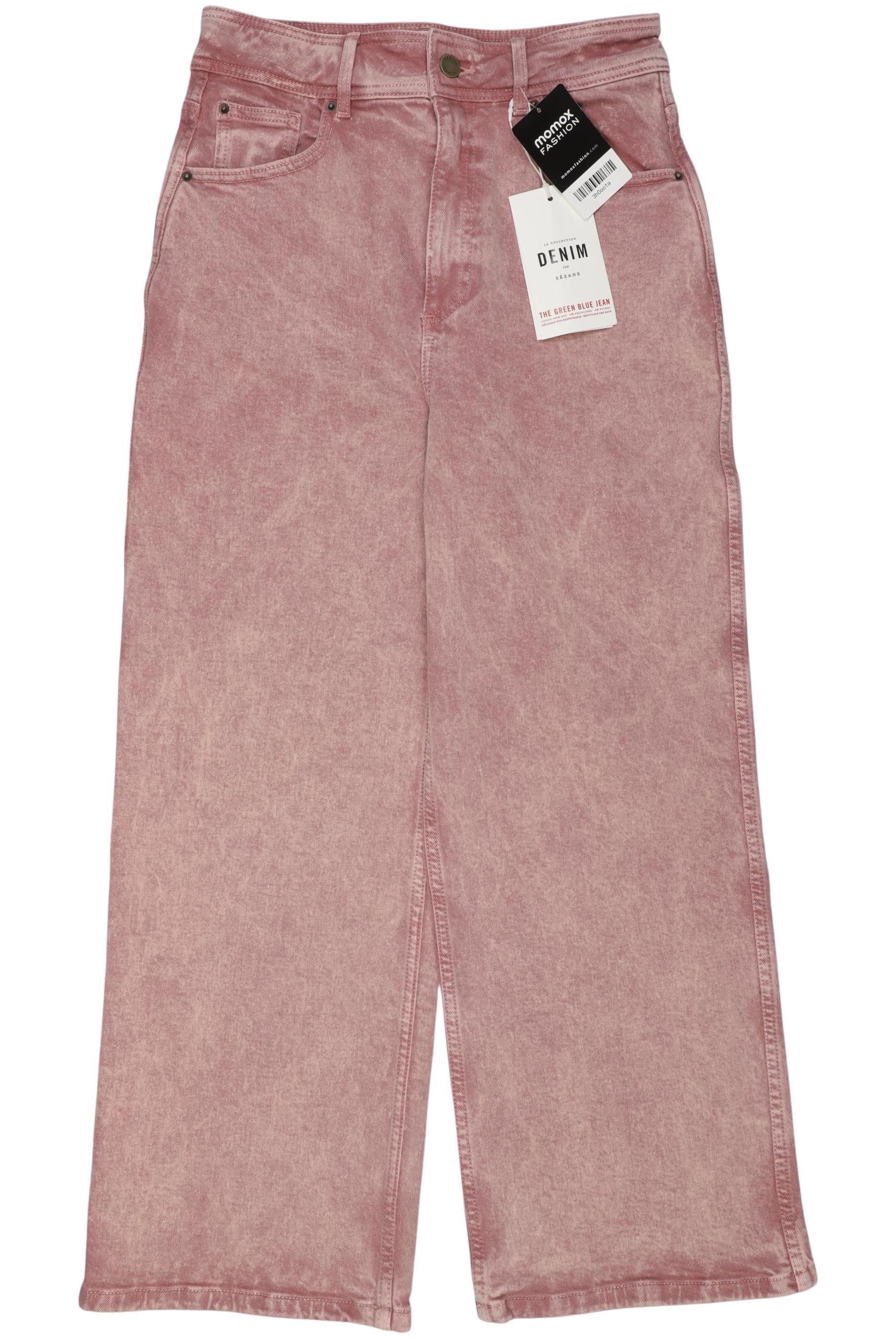 

Sezane Damen Jeans, pink, Gr. 38