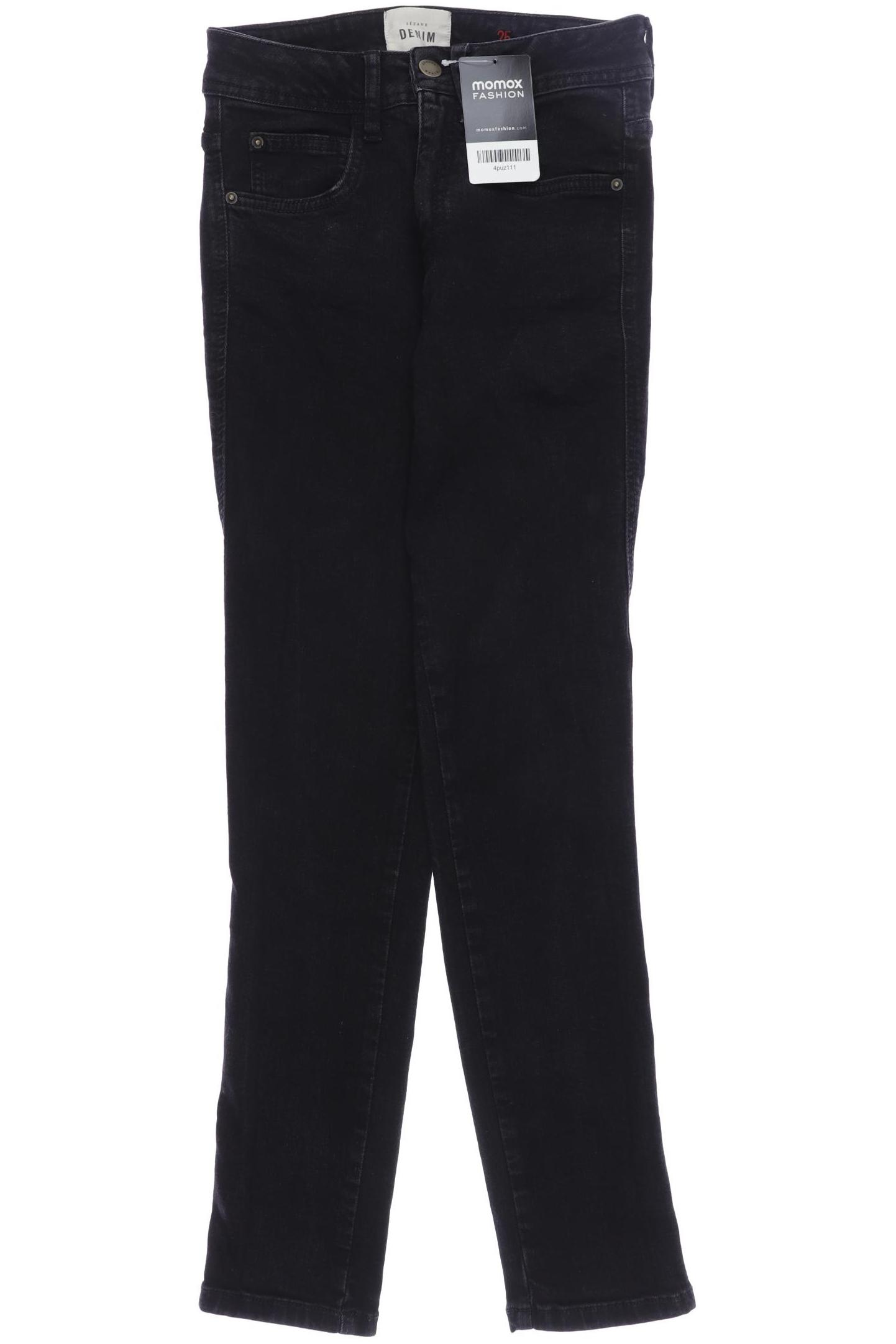 

Sezane Damen Jeans, schwarz, Gr. 25