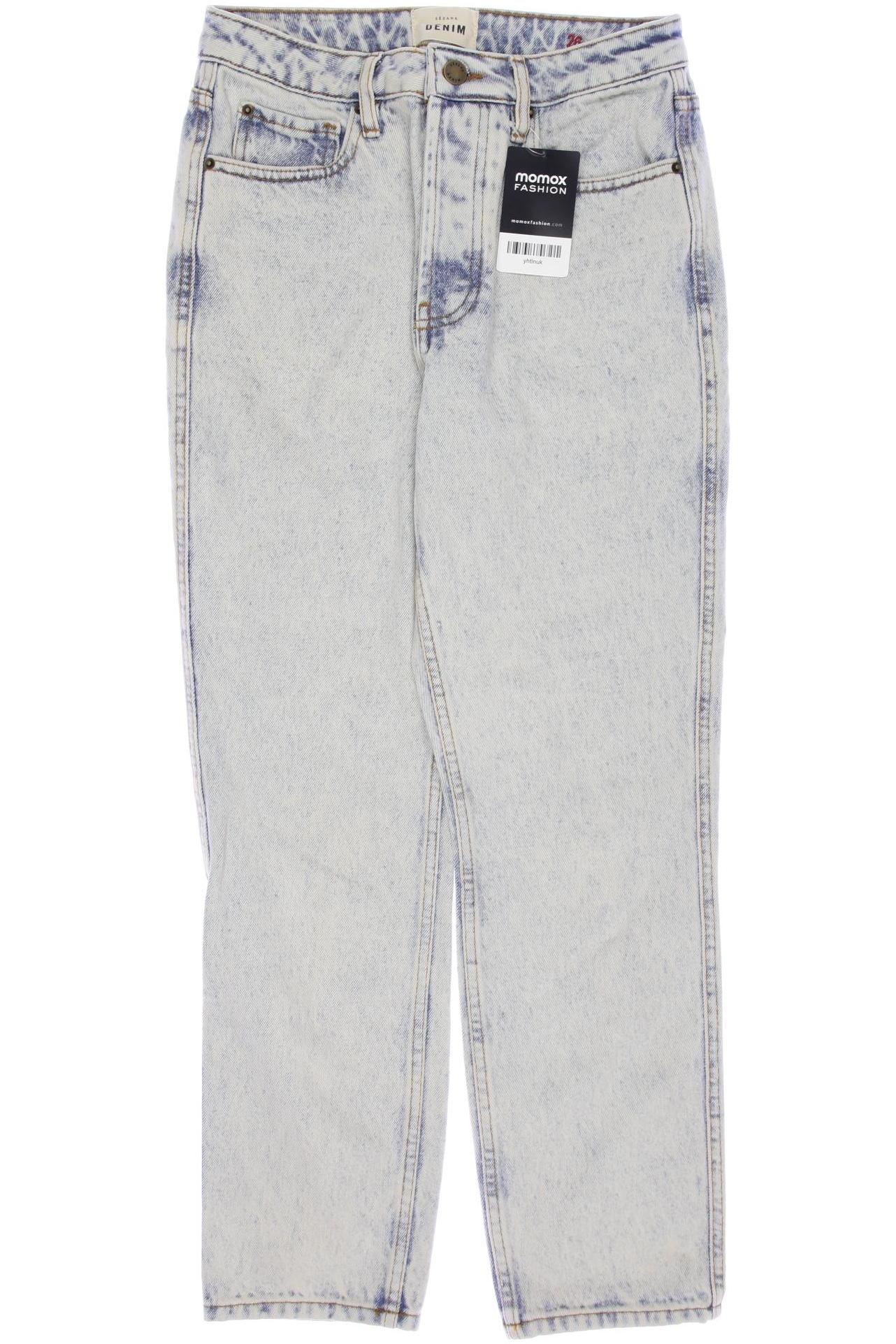 

Sezane Damen Jeans, hellblau, Gr. 26
