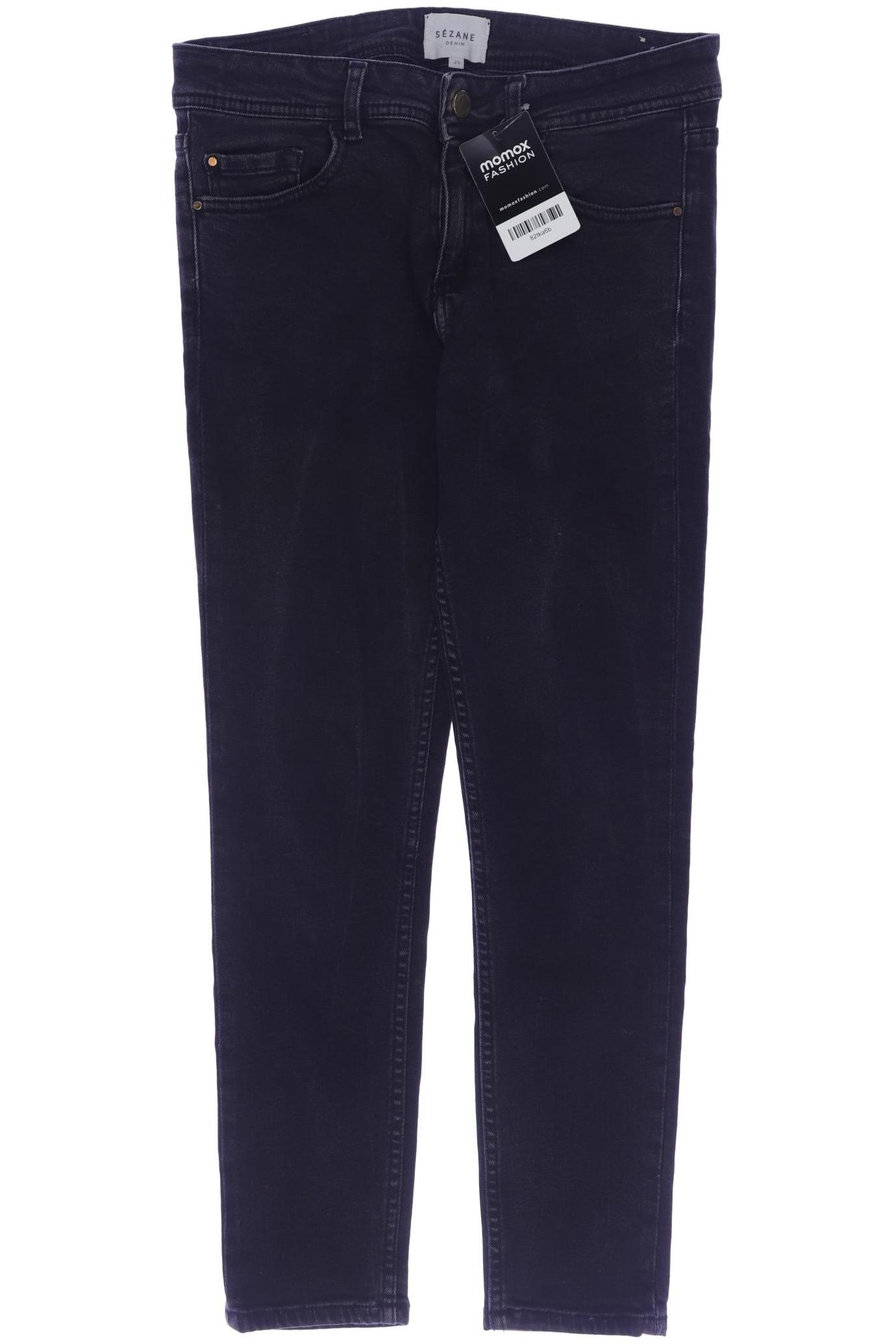 

Sezane Damen Jeans, schwarz, Gr. 29