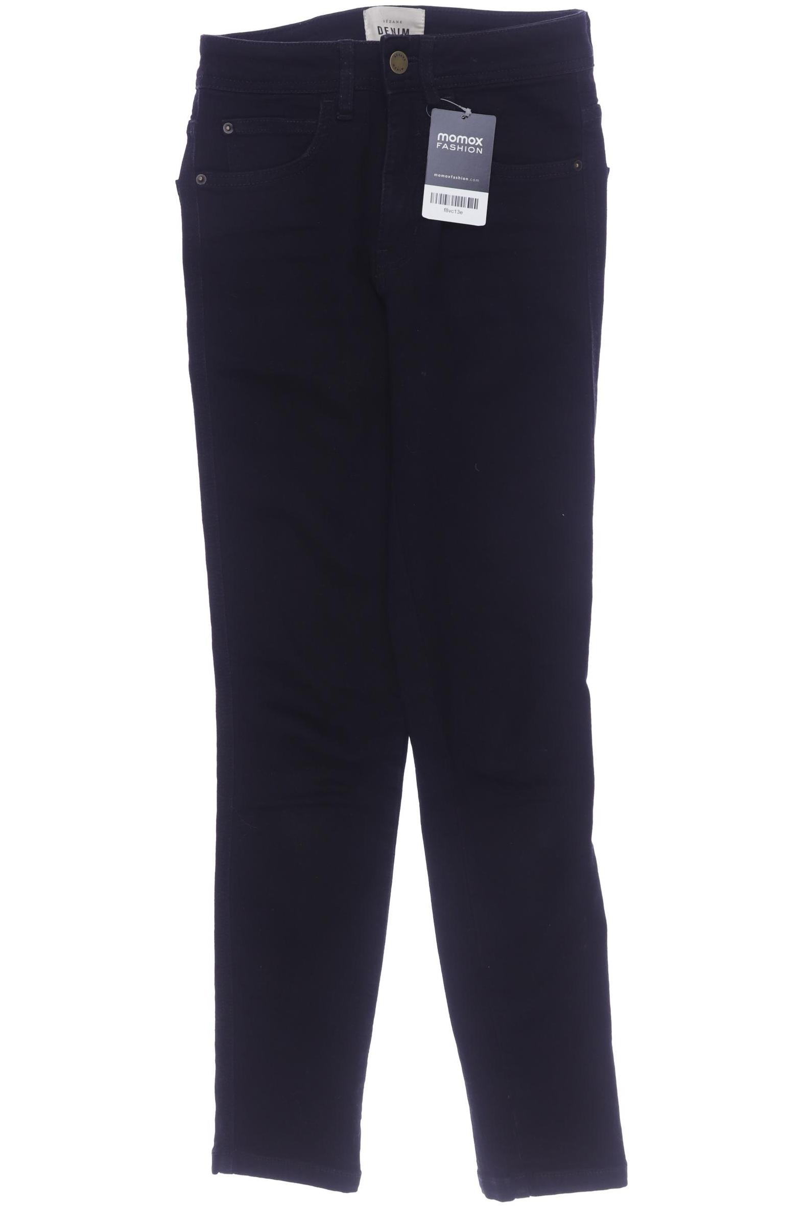 

Sezane Damen Jeans, schwarz, Gr. 24