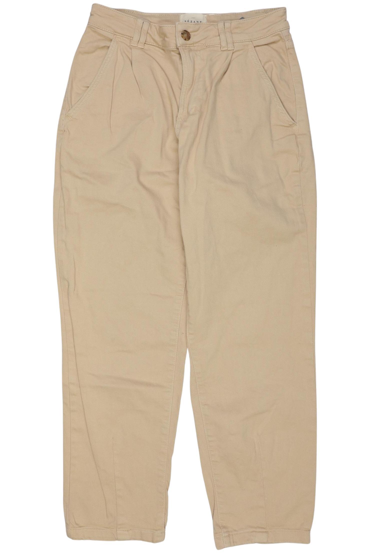 

Sezane Damen Jeans, beige, Gr. 36