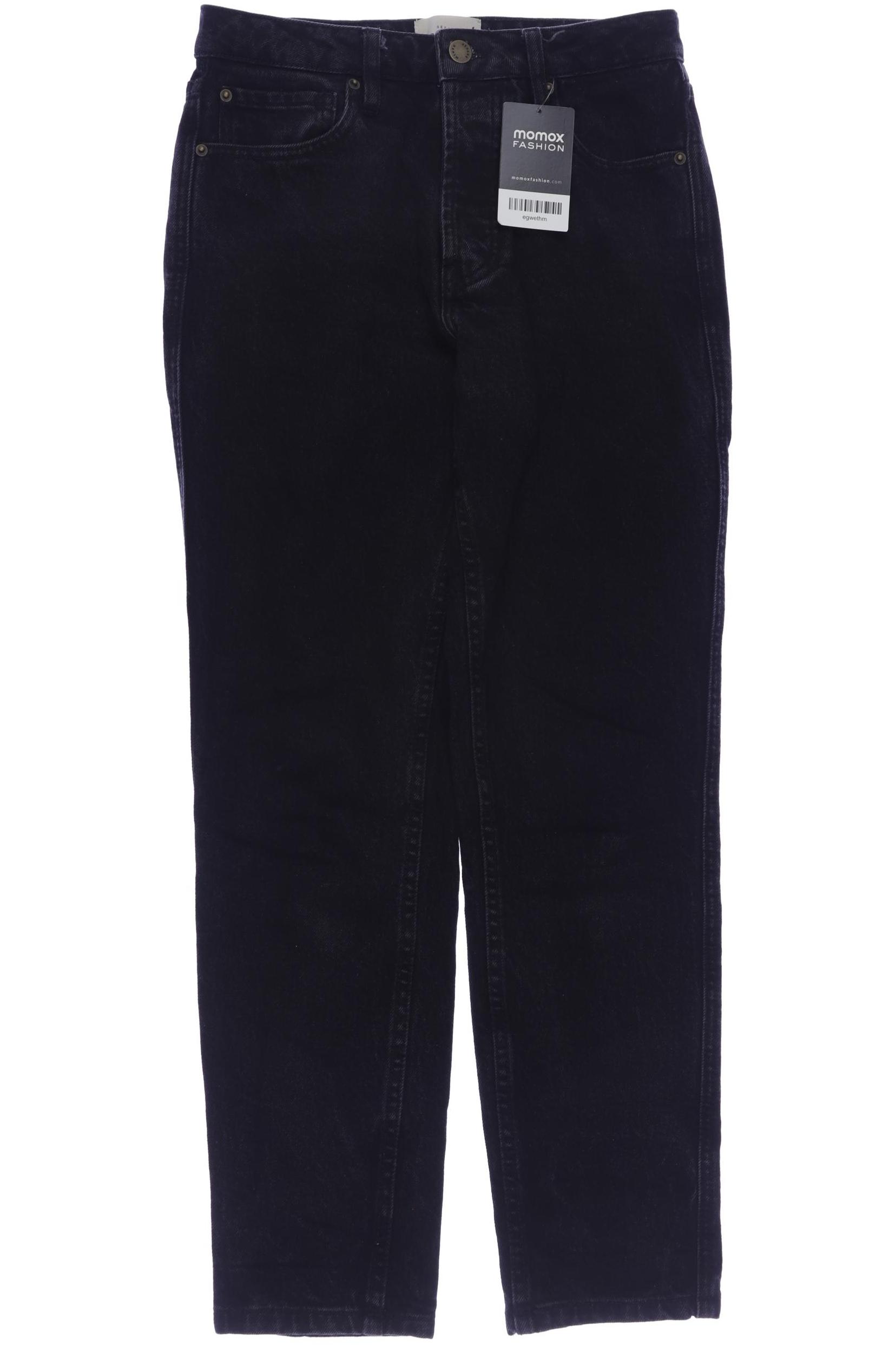 

Sezane Damen Jeans, schwarz, Gr. 26