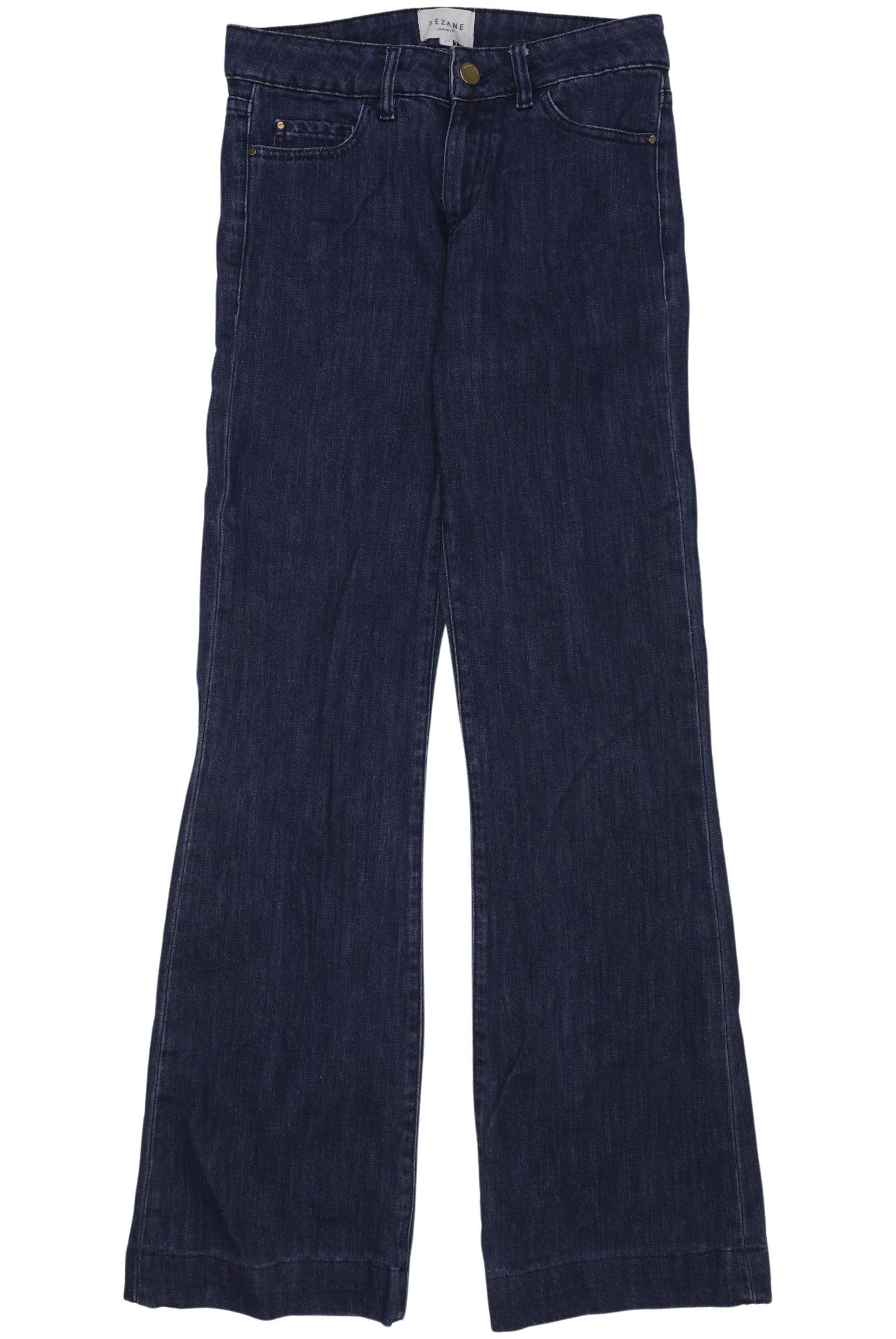 

Sezane Damen Jeans, marineblau, Gr. 27