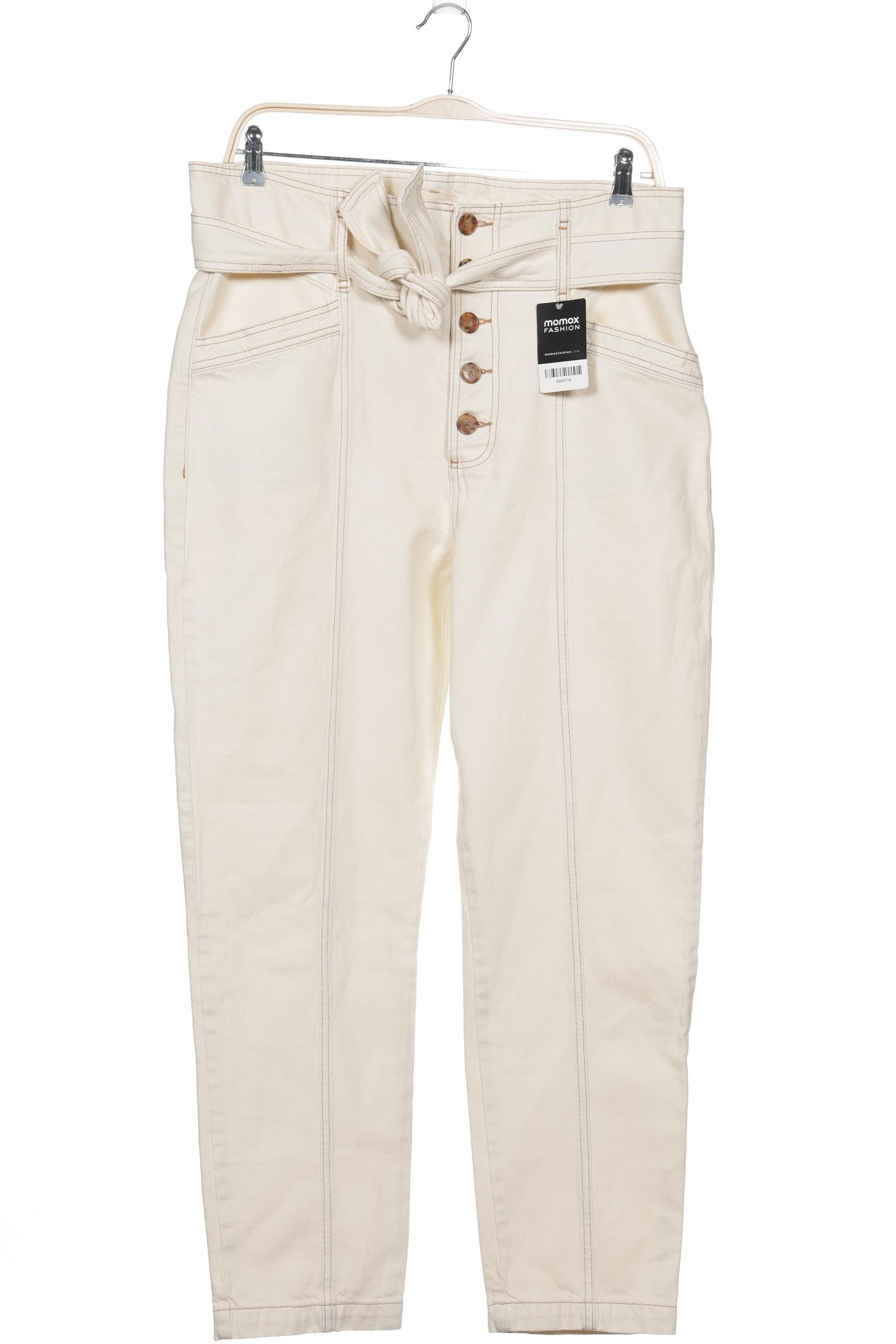 

Sezane Damen Jeans, cremeweiß, Gr. 44