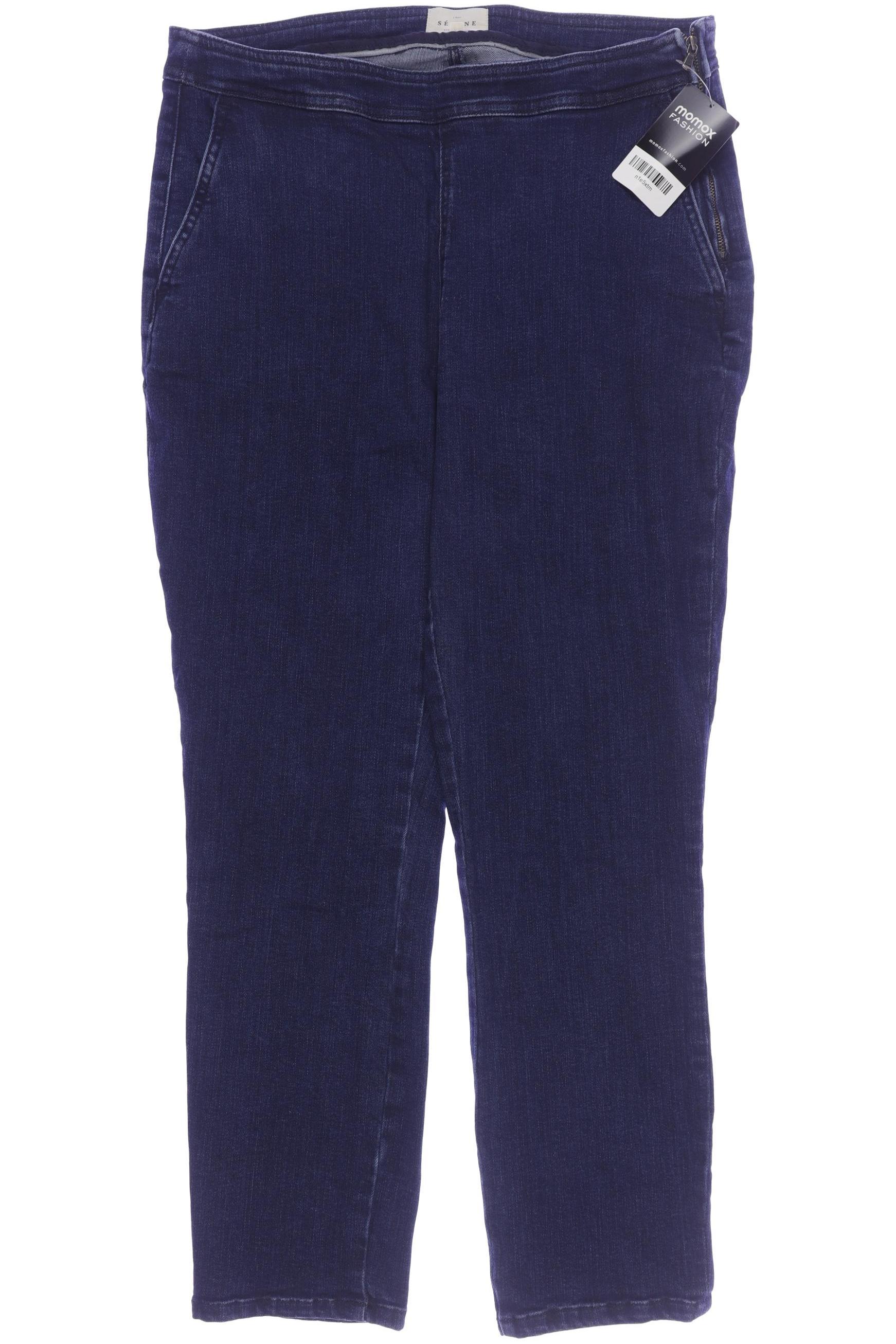 

Sezane Damen Jeans, marineblau, Gr. 42