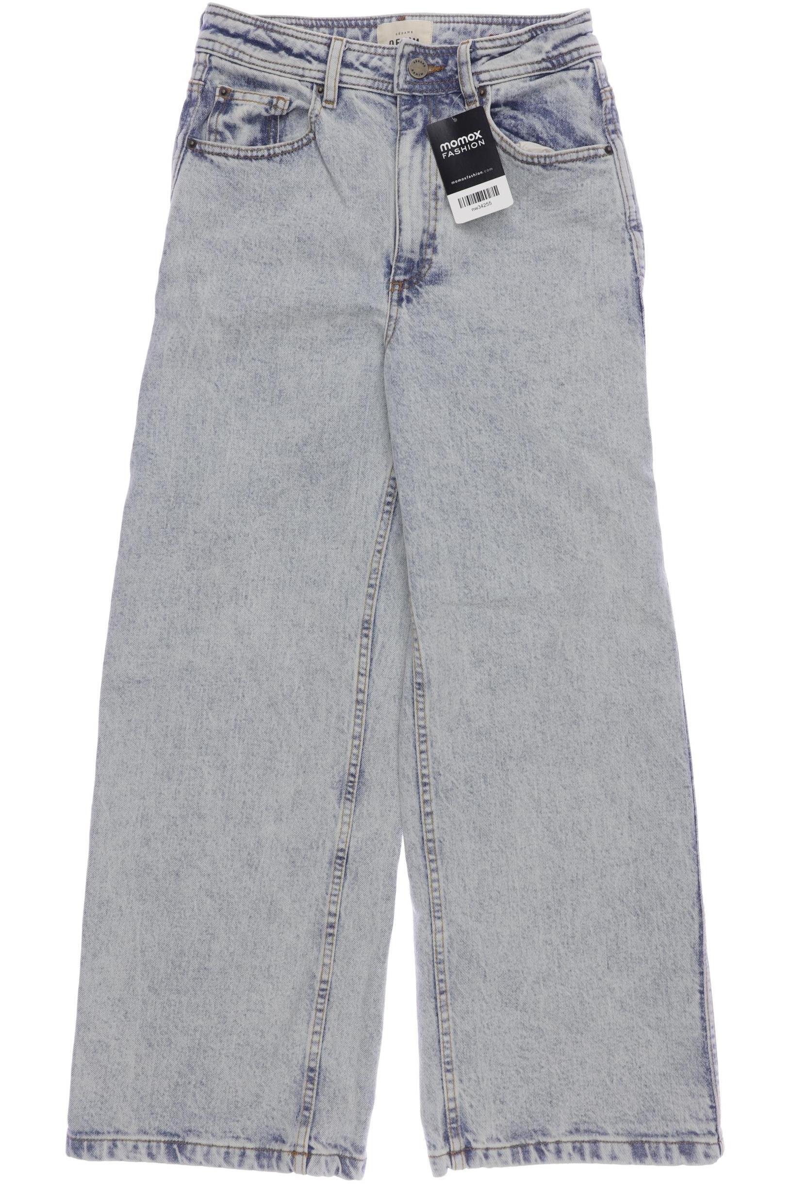 

Sezane Damen Jeans, hellblau, Gr. 36