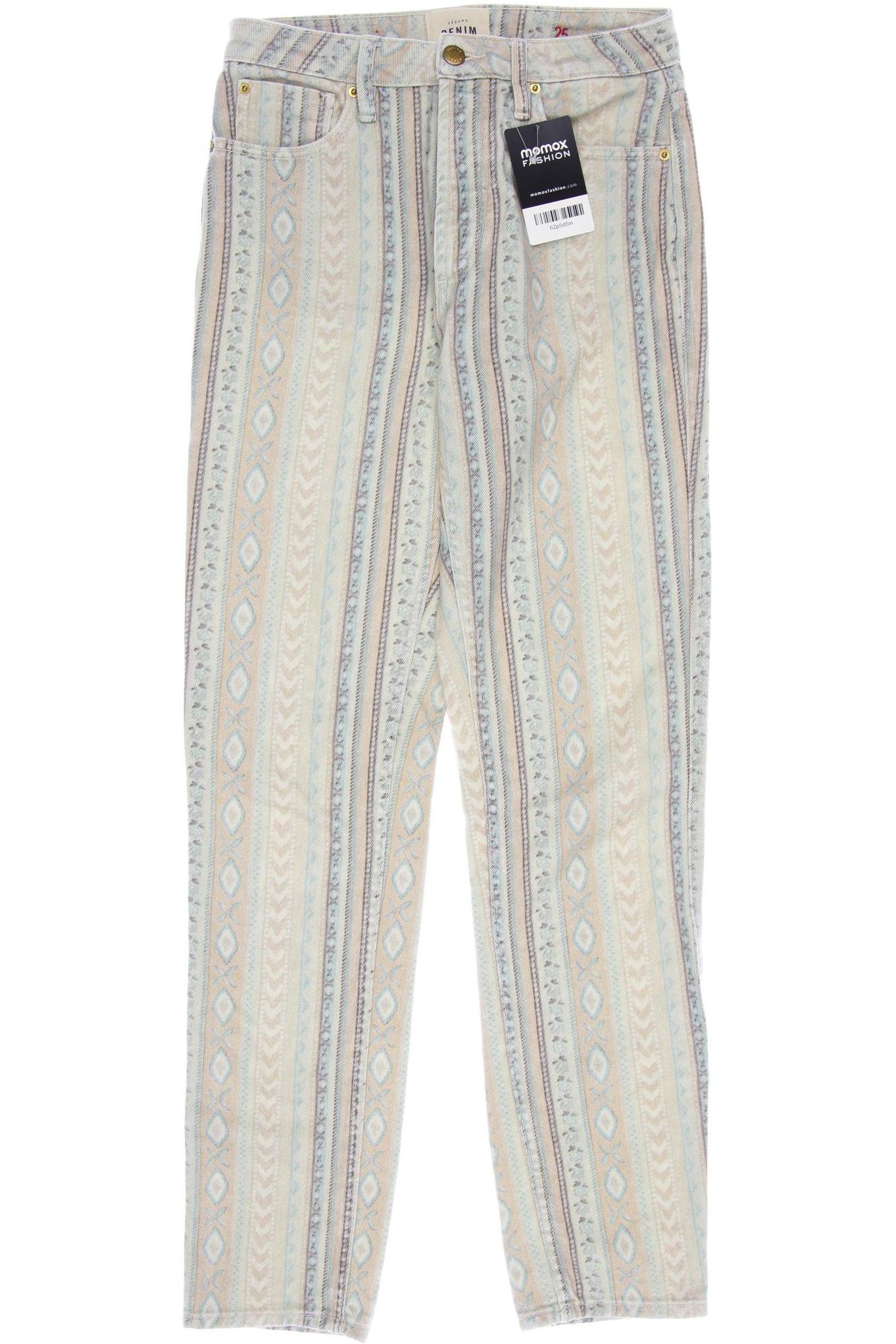 

Sezane Damen Jeans, beige, Gr. 34