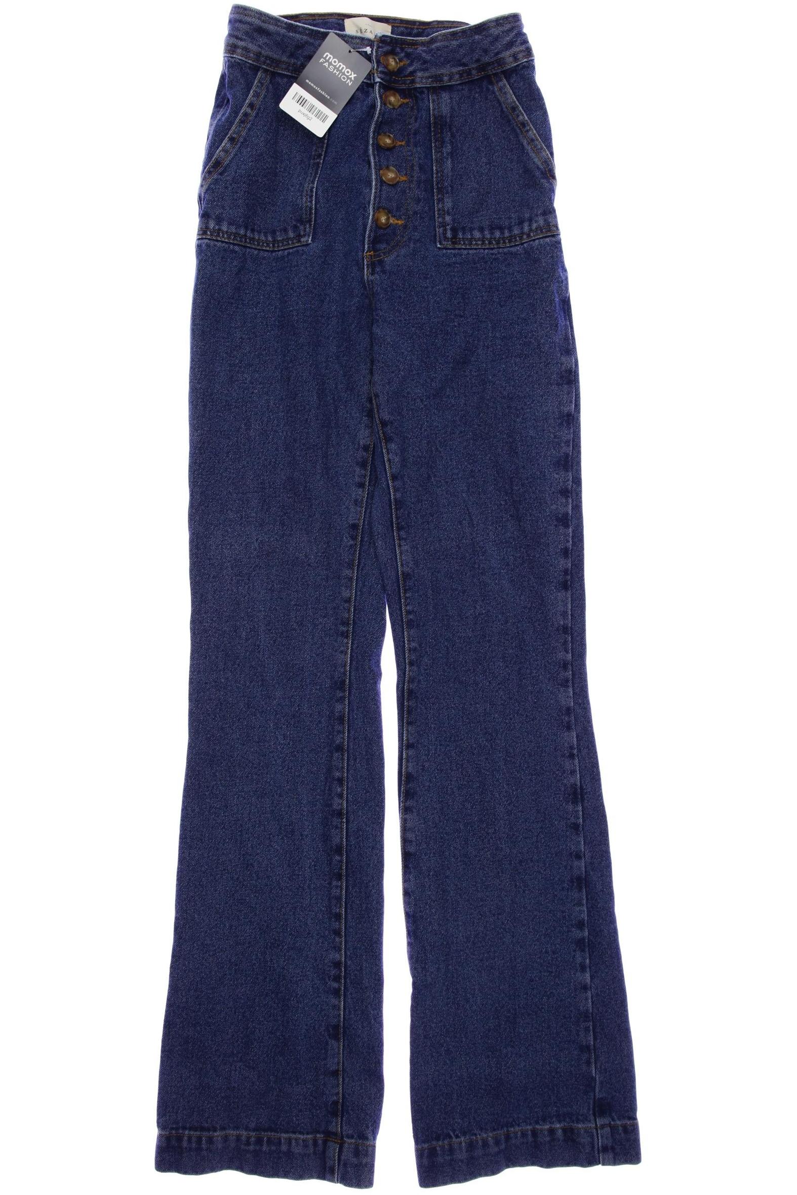 

Sezane Damen Jeans, marineblau, Gr. 34