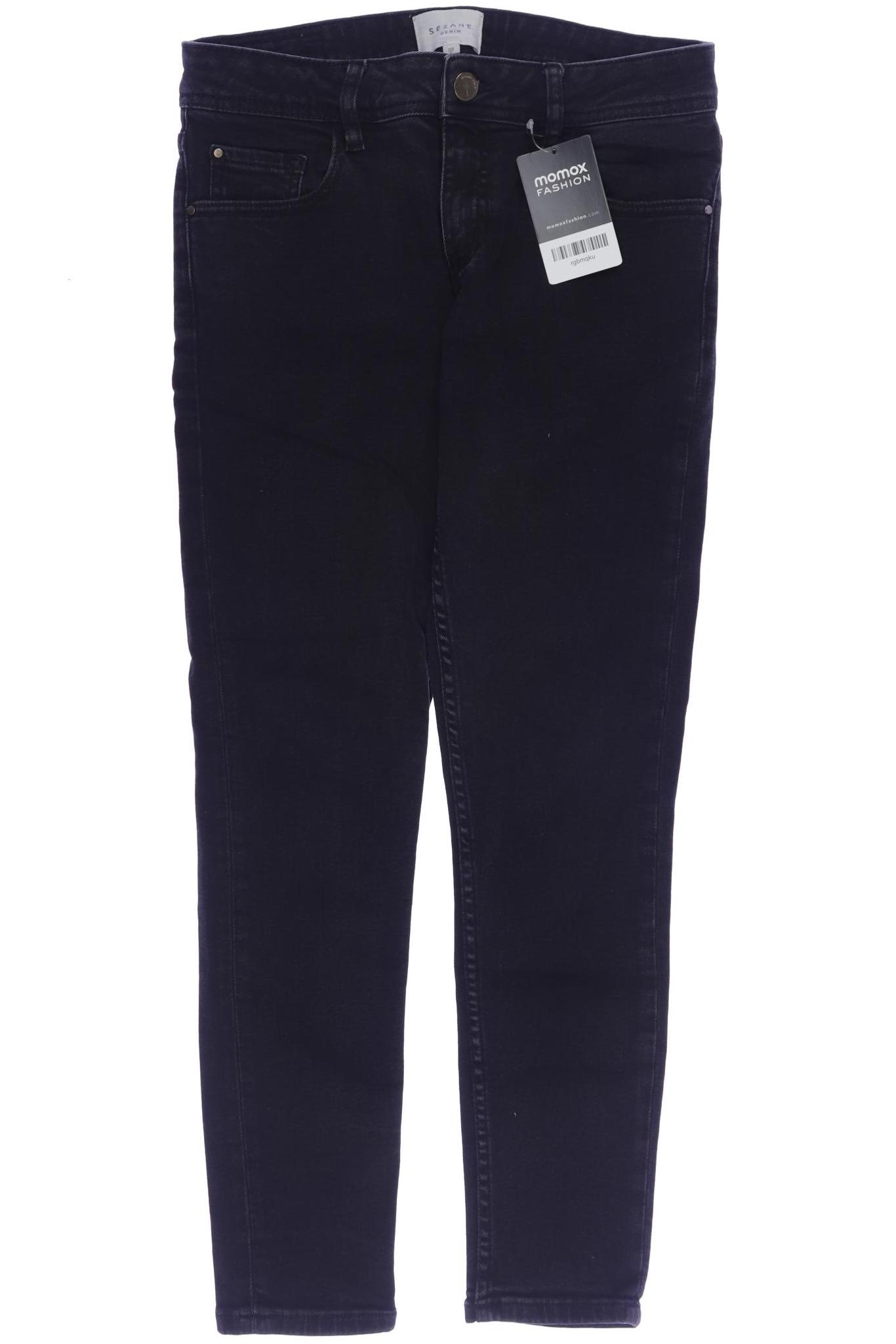 

Sezane Damen Jeans, schwarz, Gr. 28