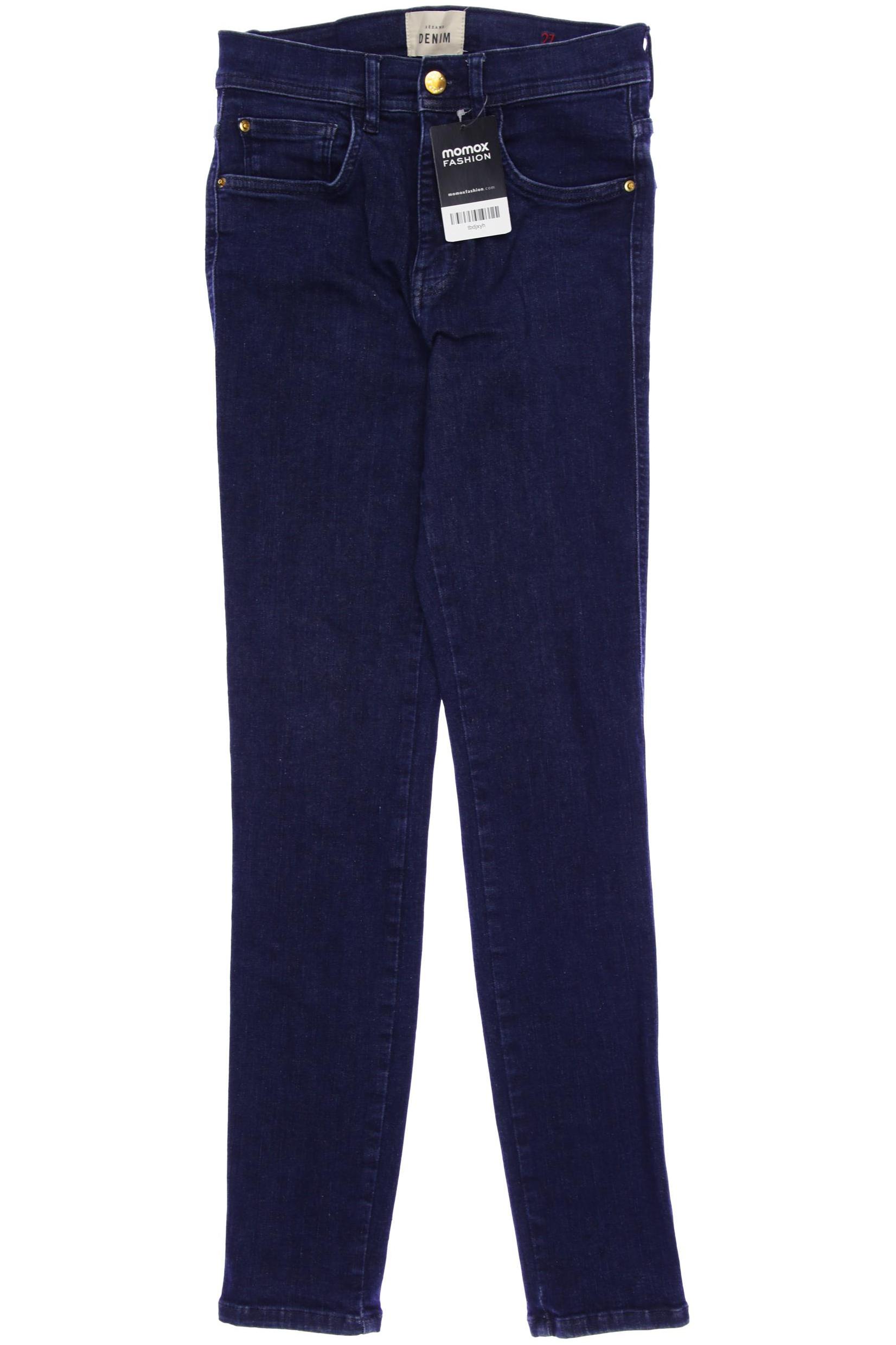 

Sezane Damen Jeans, marineblau, Gr. 38
