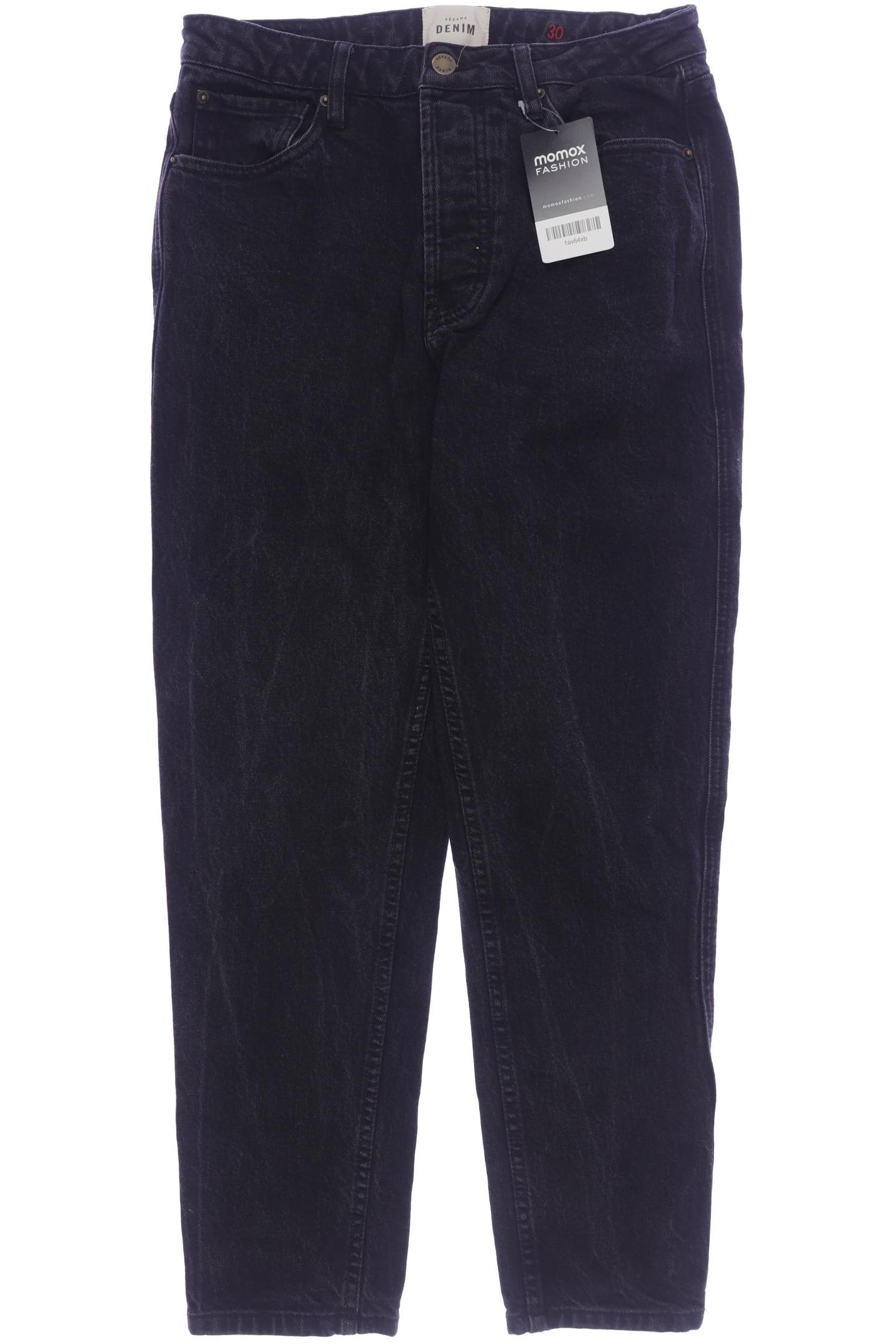 

Sezane Damen Jeans, schwarz, Gr. 30