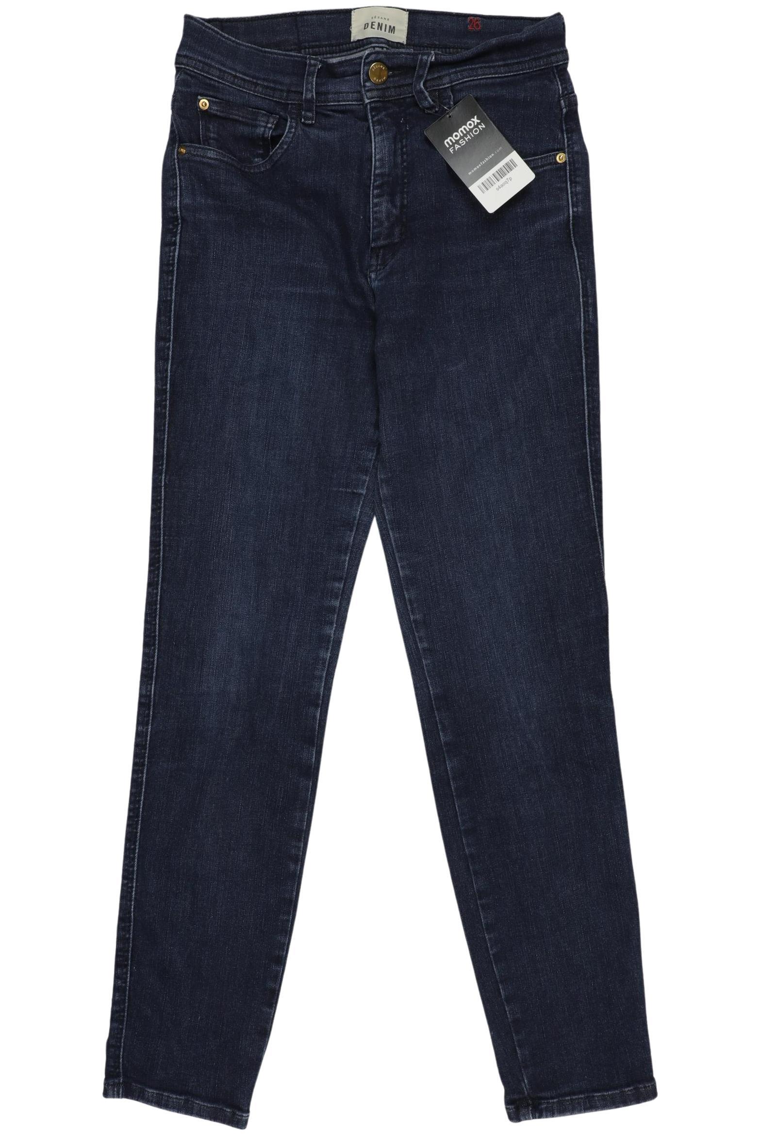 

Sezane Damen Jeans, marineblau, Gr. 26