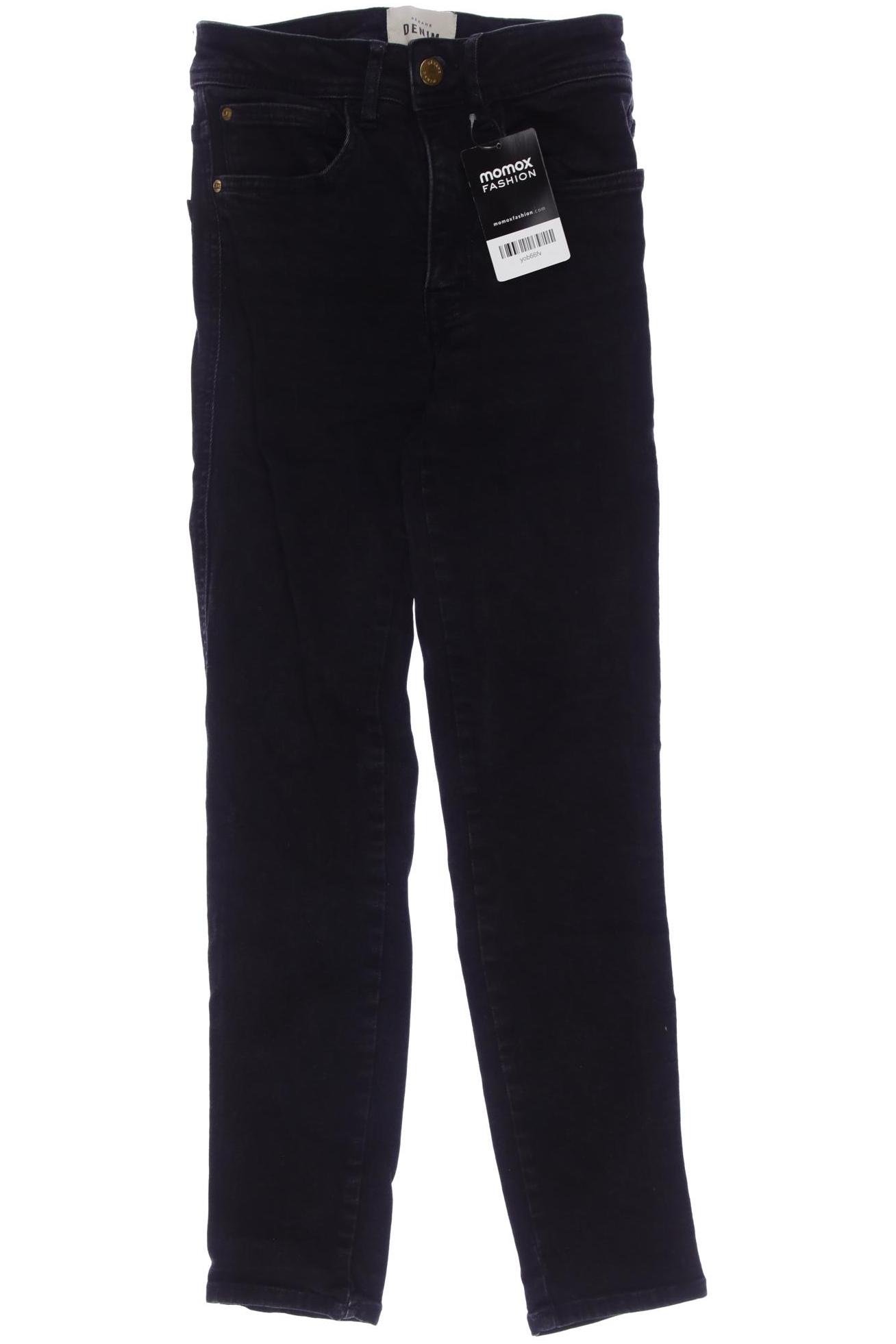 

Sezane Damen Jeans, schwarz, Gr. 24