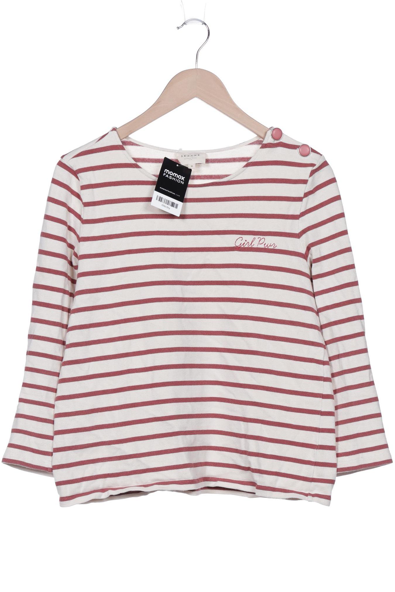 

Sezane Damen Langarmshirt, beige, Gr. 38