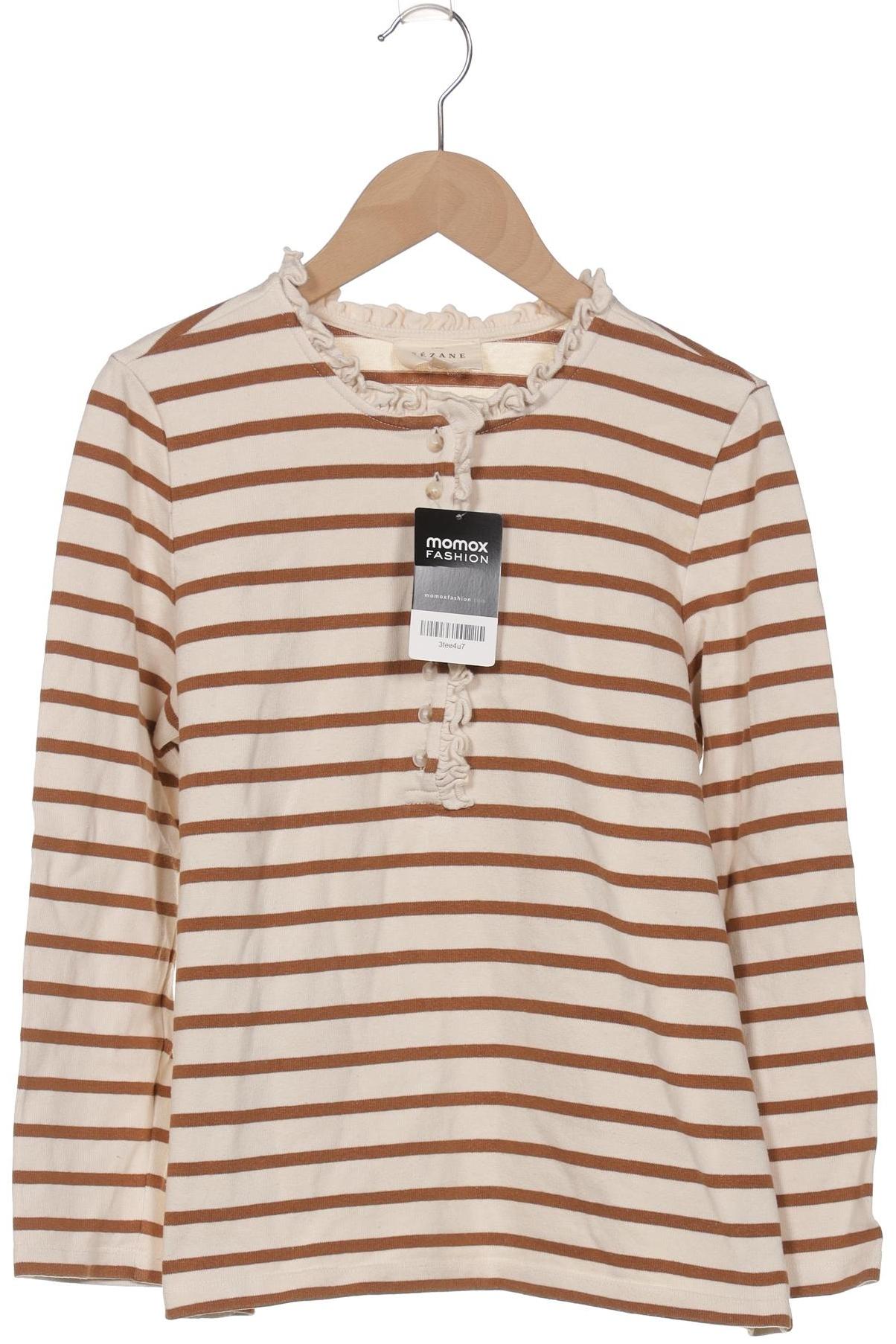 

Sezane Damen Langarmshirt, beige, Gr. 36