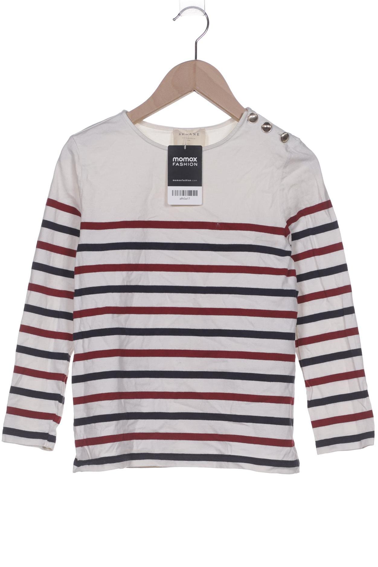 

Sezane Damen Langarmshirt, cremeweiß, Gr. 34
