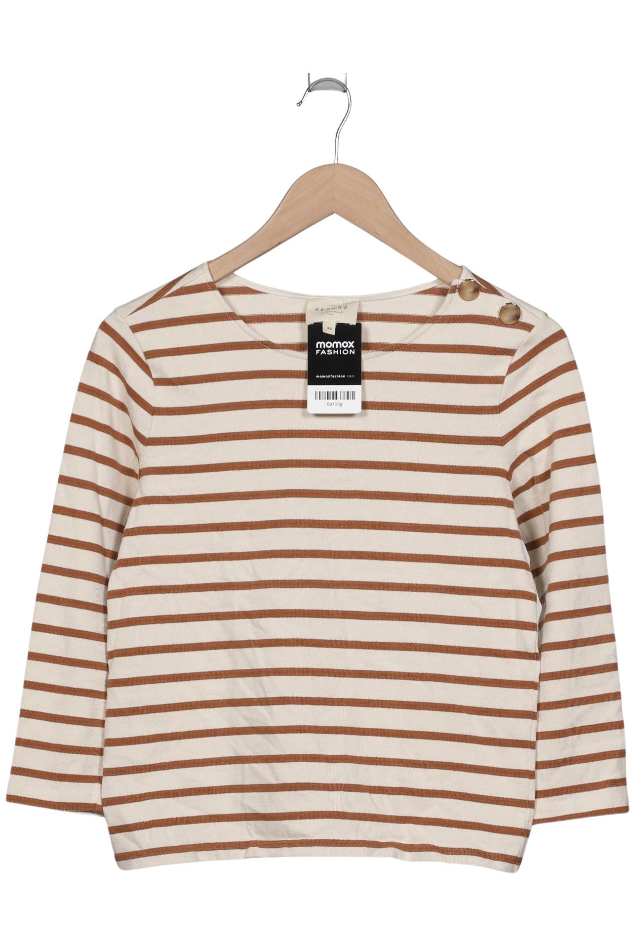 

Sezane Damen Langarmshirt, mehrfarbig, Gr. 34