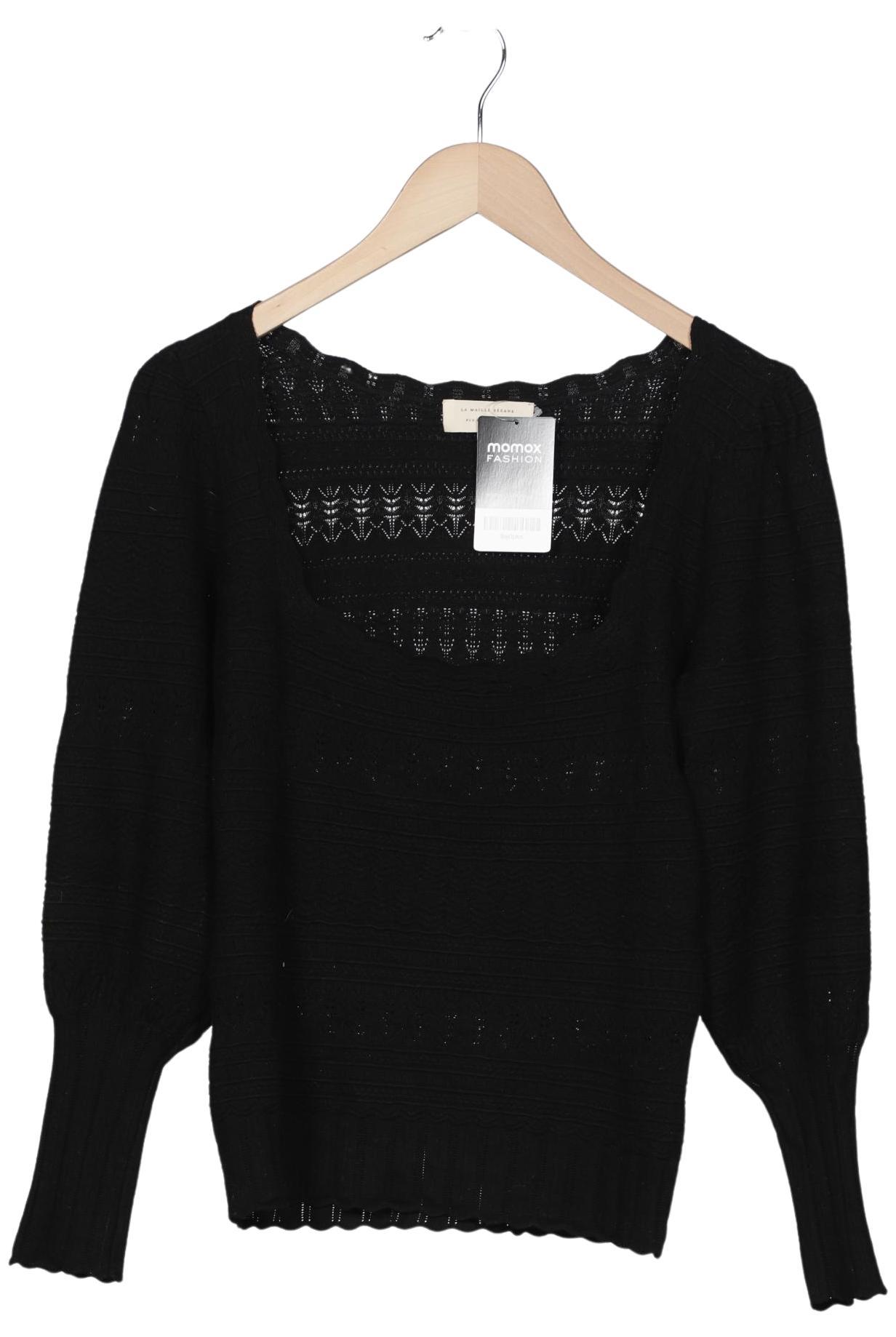 Thumbnail - Sezane Damen Langarmshirt, schwarz, Gr. 44