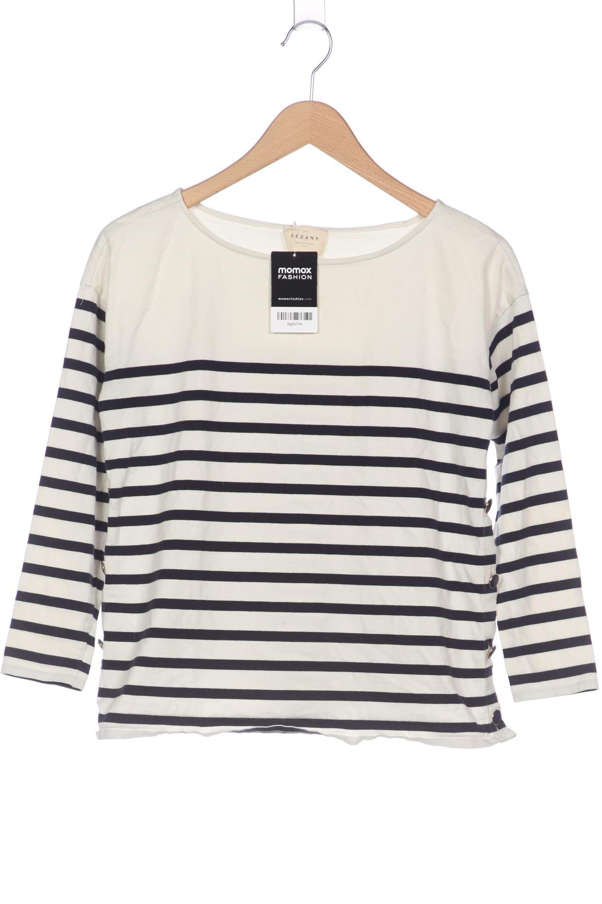 

Sezane Damen Langarmshirt, marineblau, Gr. 36