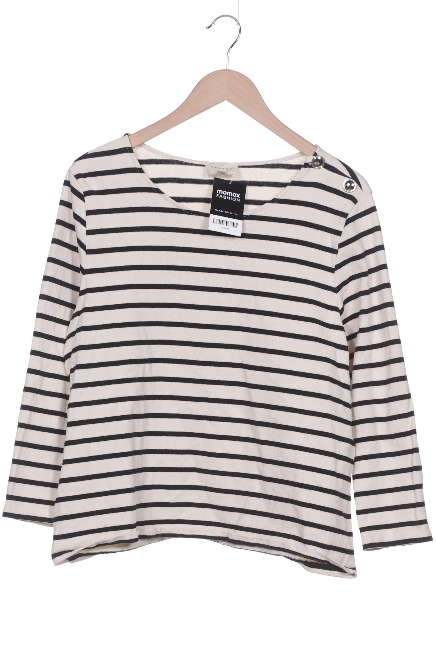 

Sezane Damen Langarmshirt, cremeweiß