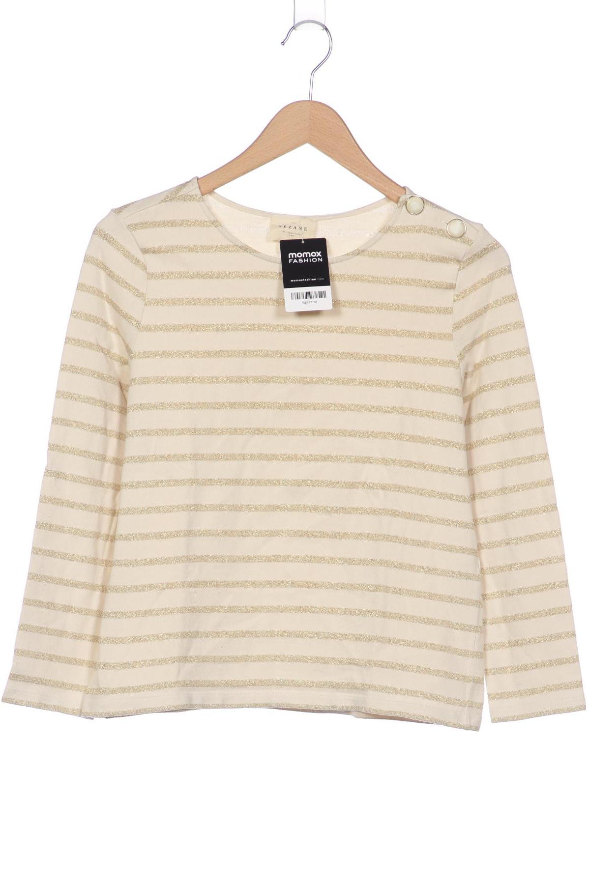 

Sezane Damen Langarmshirt, beige, Gr. 34