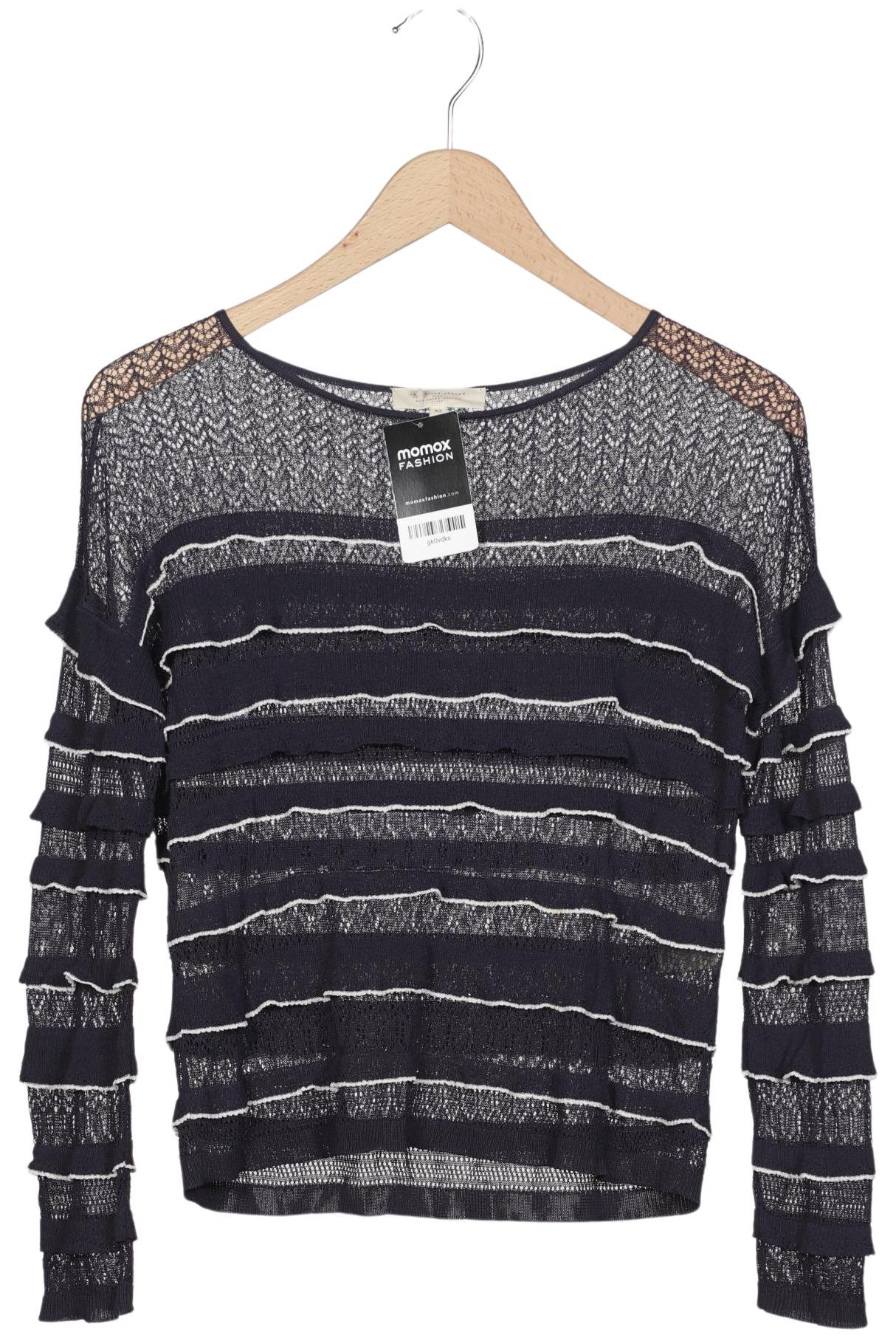 

Sezane Damen Langarmshirt, marineblau, Gr. 34