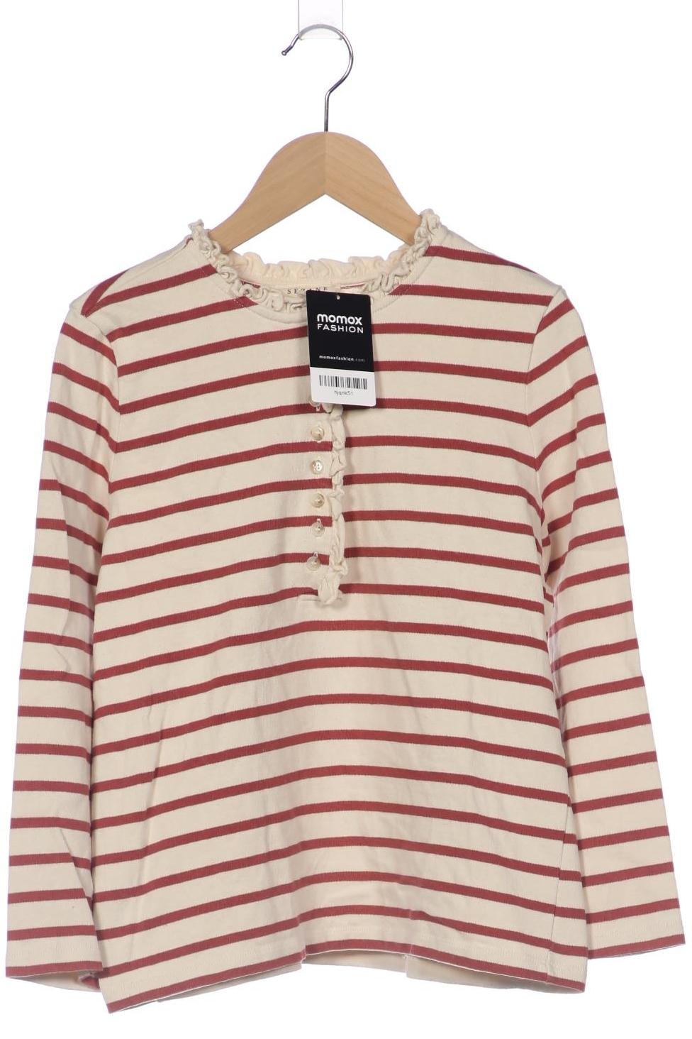

Sezane Damen Langarmshirt, beige, Gr. 34