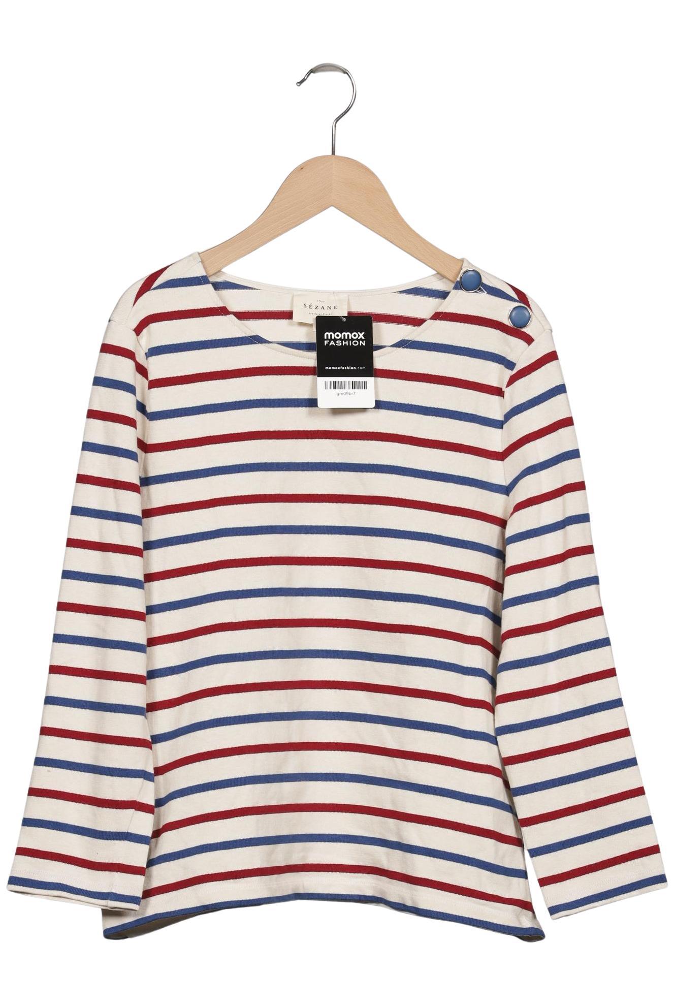 

Sezane Damen Langarmshirt, cremeweiß, Gr. 36