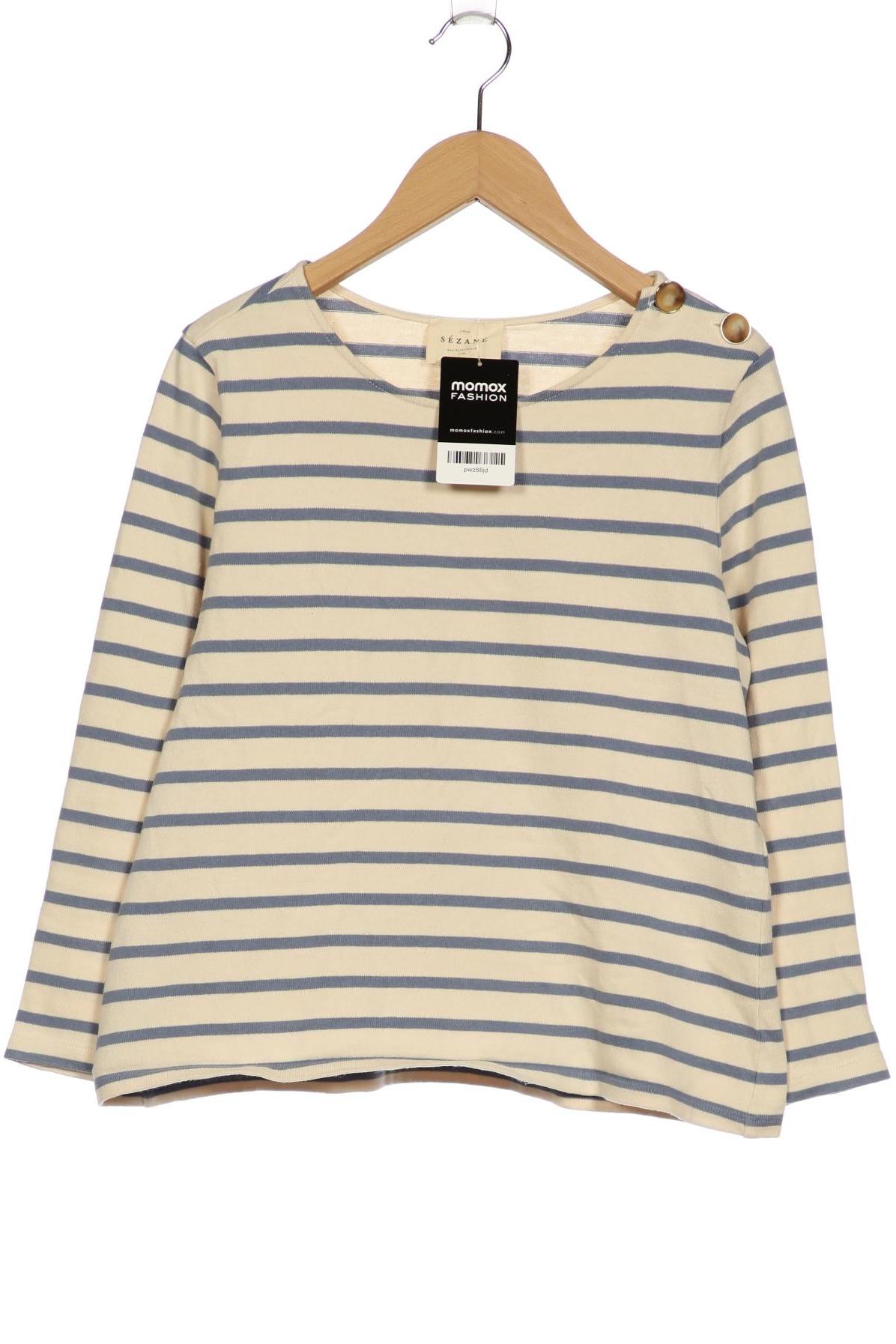 

Sezane Damen Langarmshirt, cremeweiß, Gr. 34