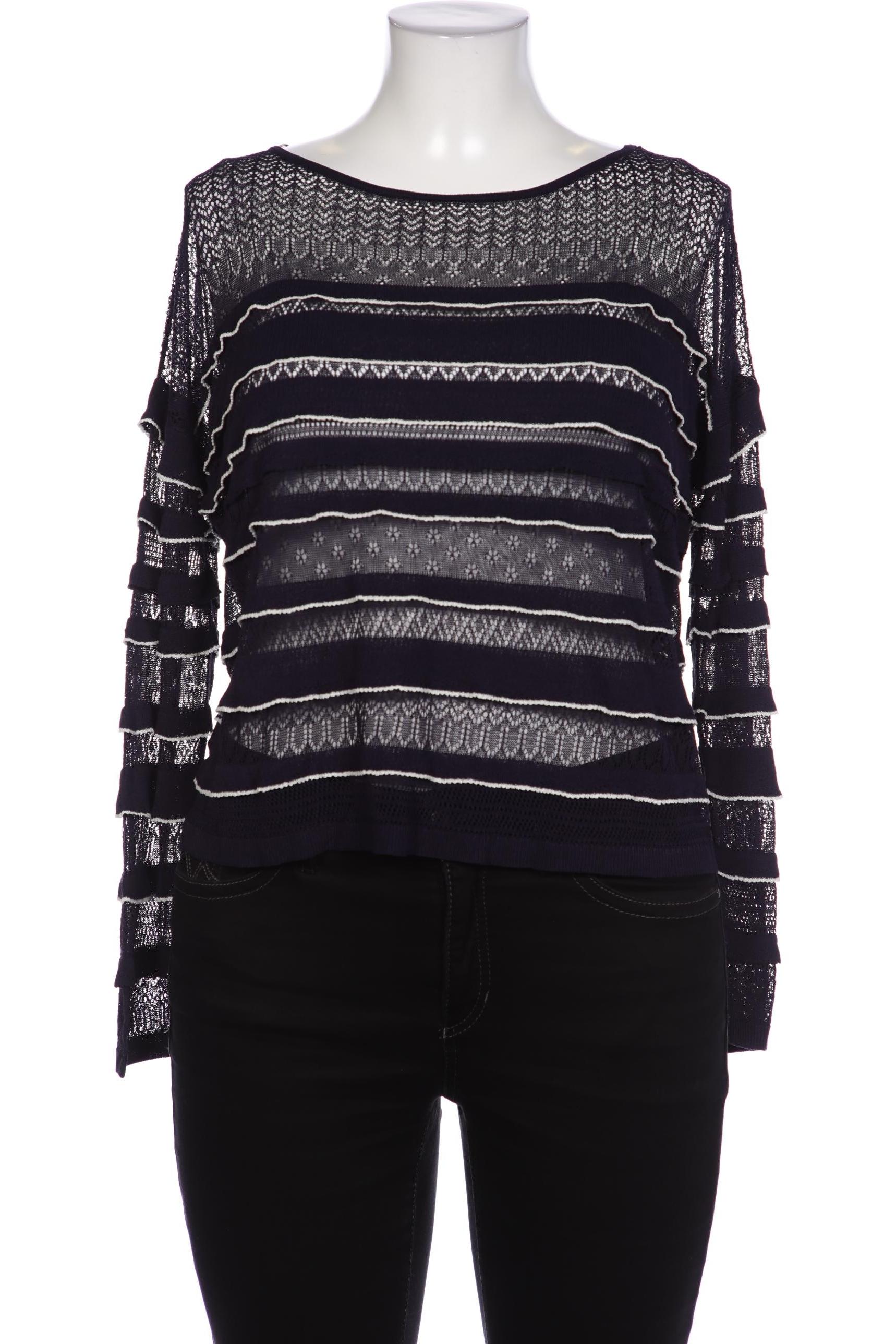 

Sezane Damen Langarmshirt, marineblau, Gr. 42