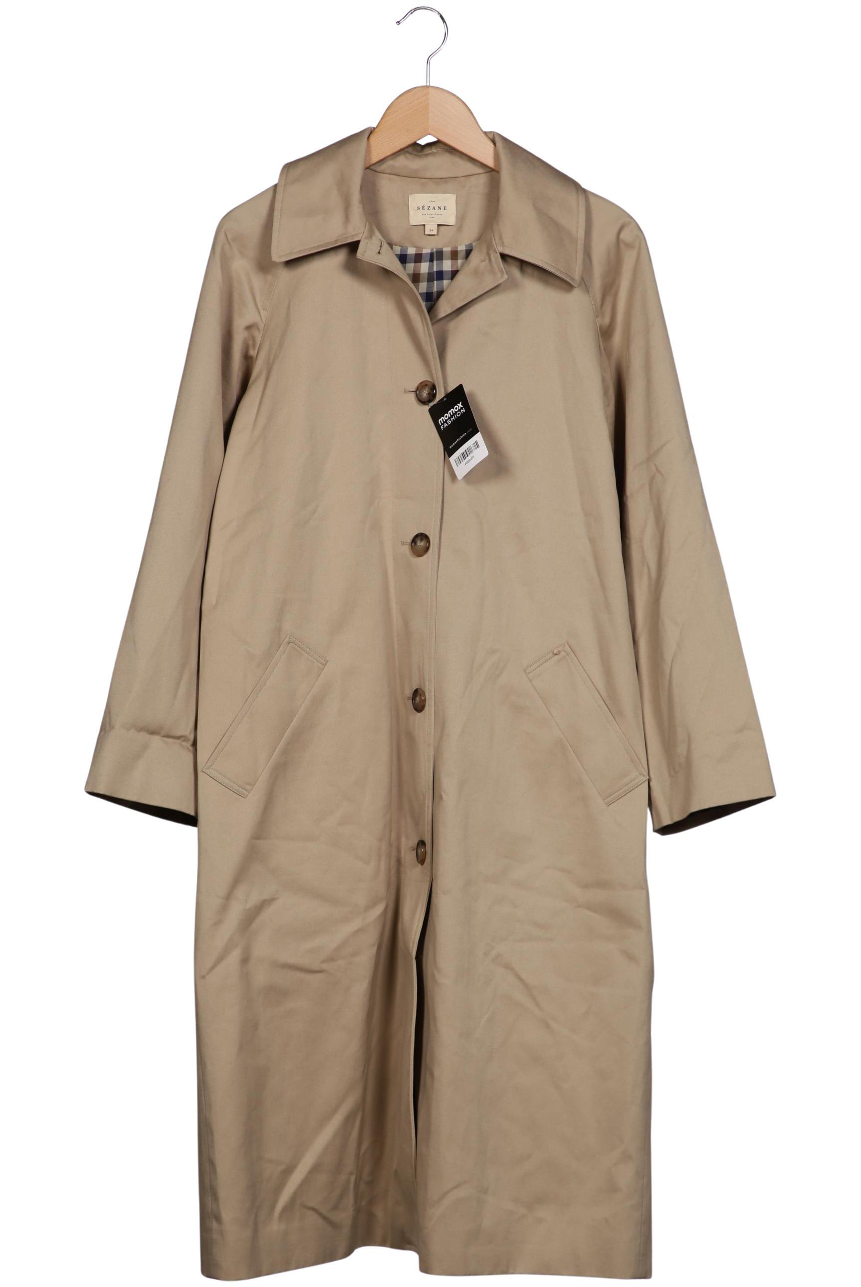 

Sezane Damen Mantel, beige, Gr. 34