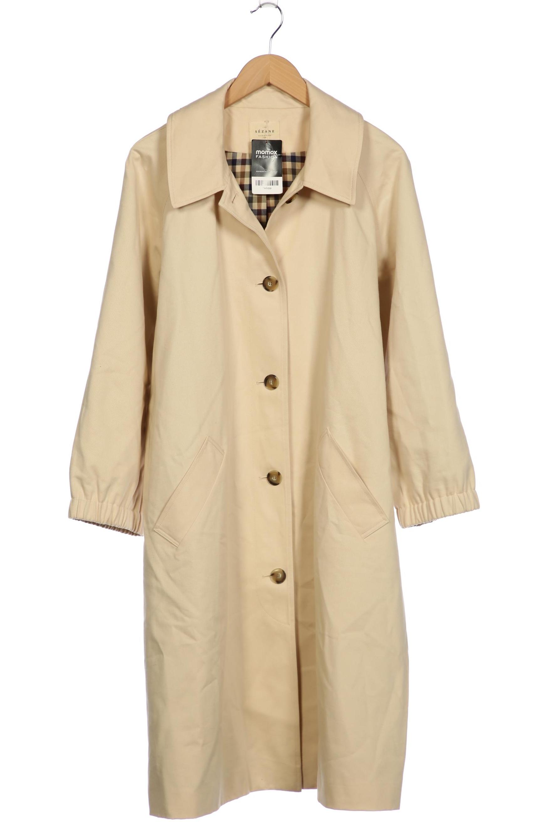 

Sezane Damen Mantel, beige, Gr. 44