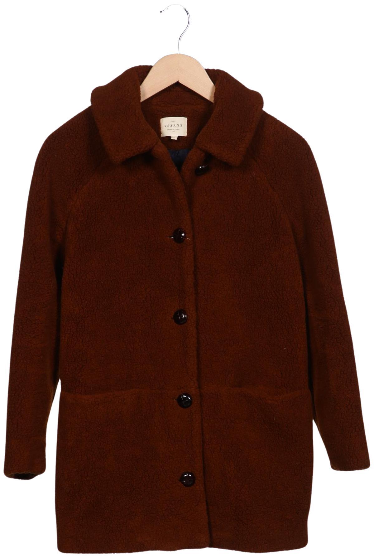 

Sezane Damen Mantel, braun, Gr. 36