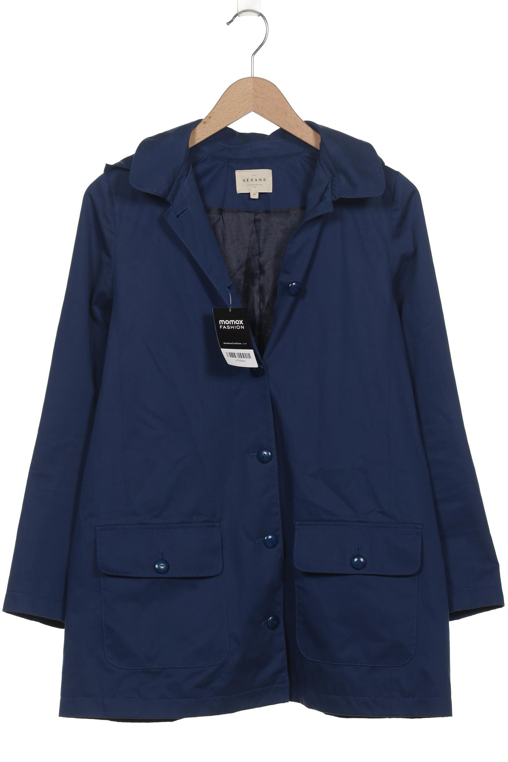 

Sezane Damen Mantel, marineblau, Gr. 36