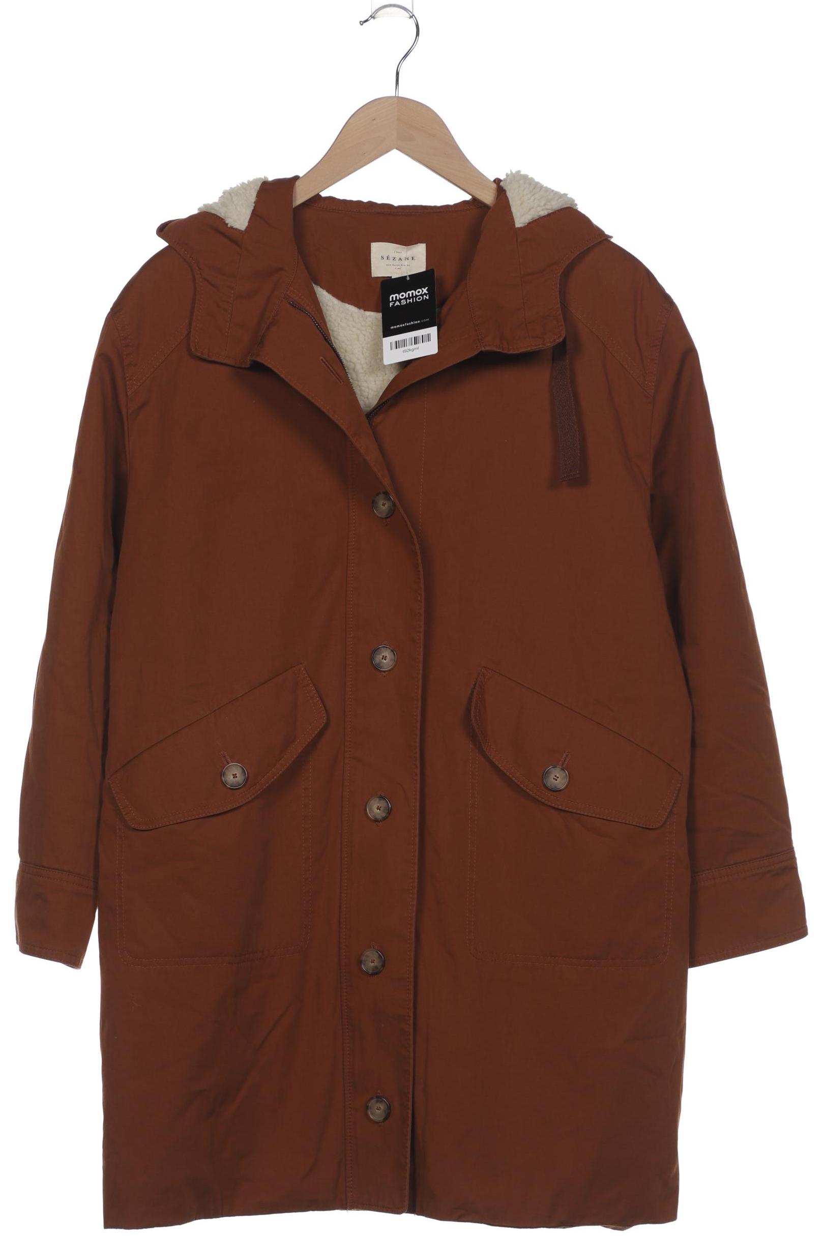 

Sezane Damen Mantel, orange, Gr. 40