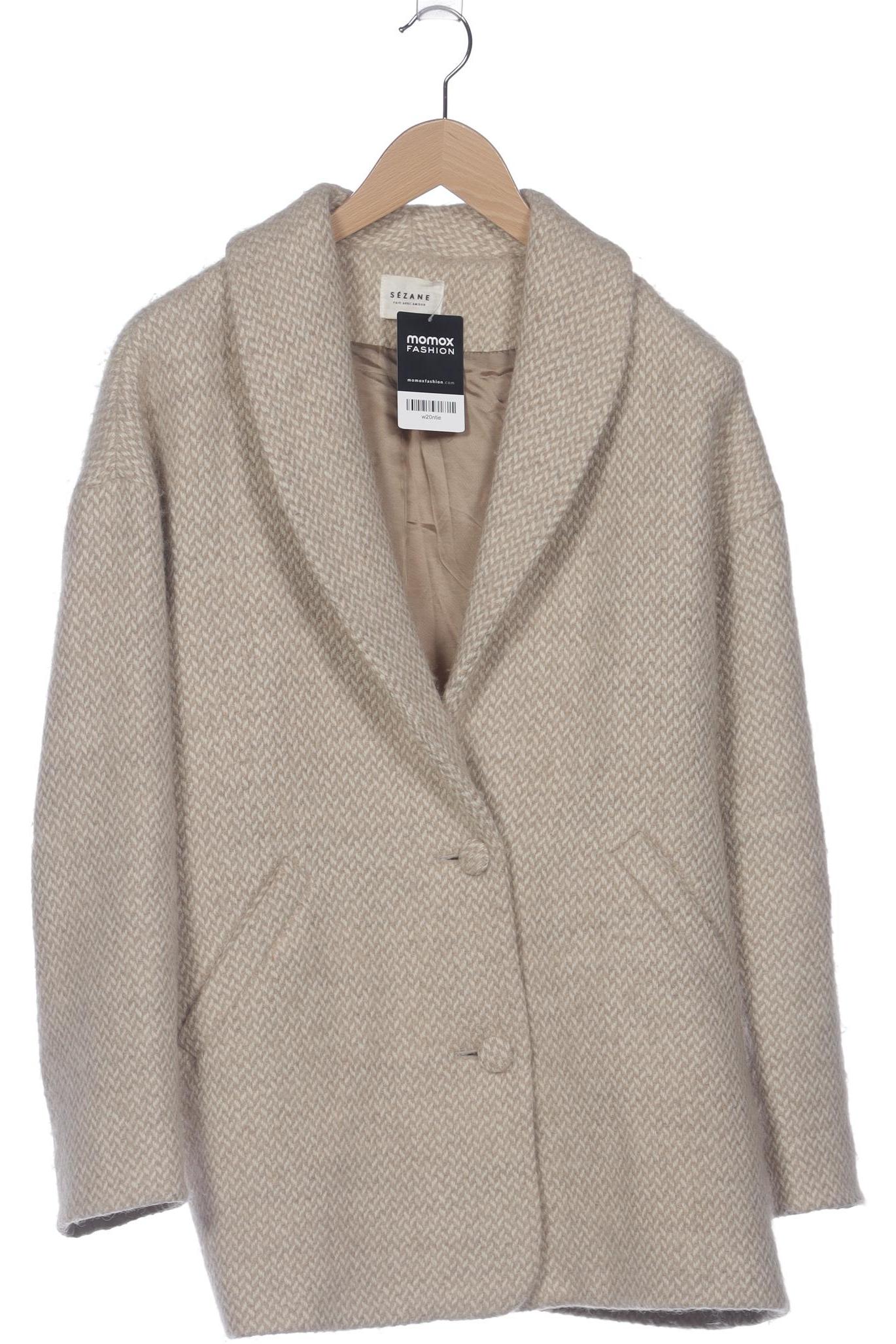 

Sezane Damen Mantel, beige, Gr. 42