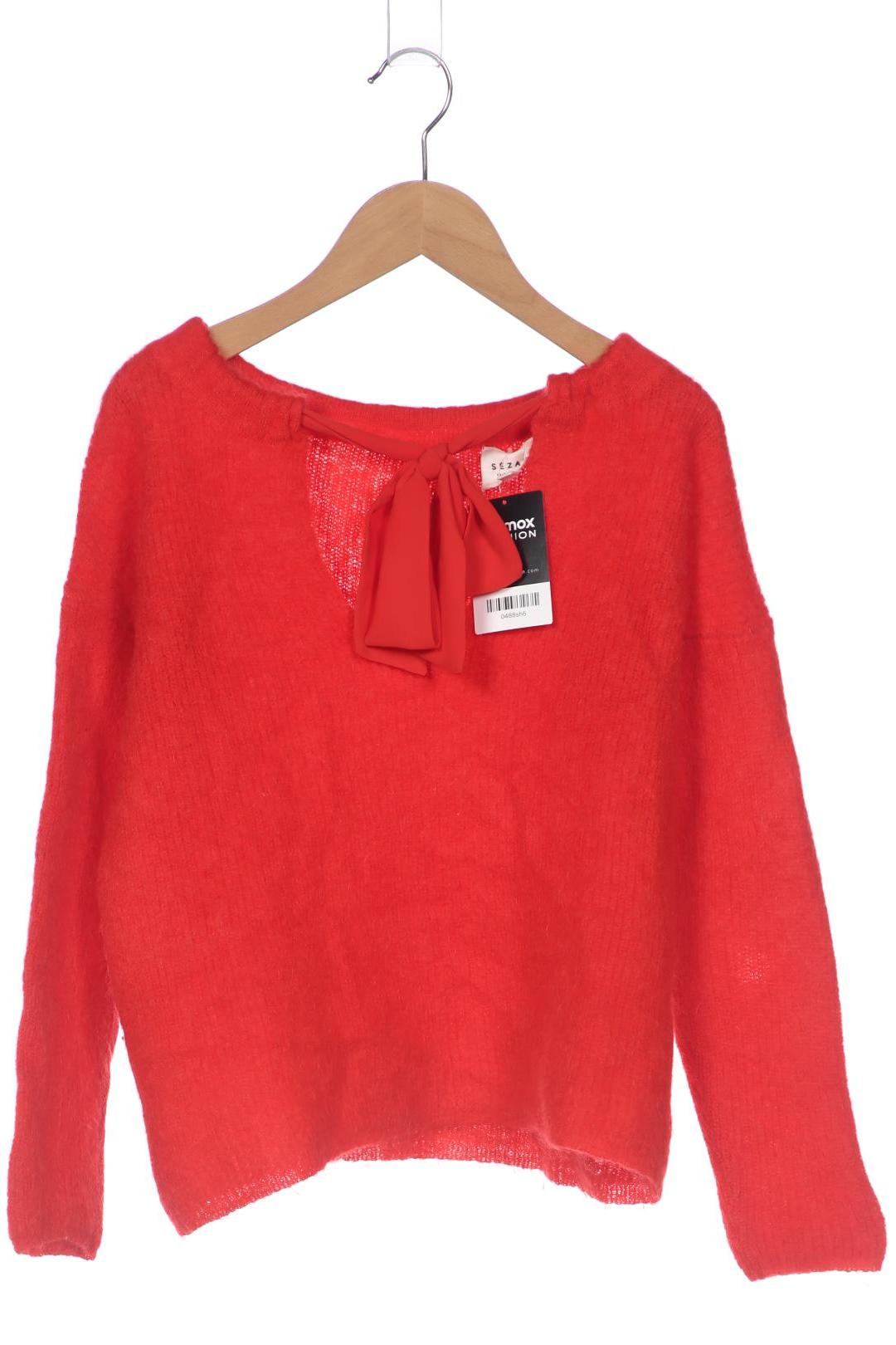 

Sezane Damen Pullover, rot, Gr. 36