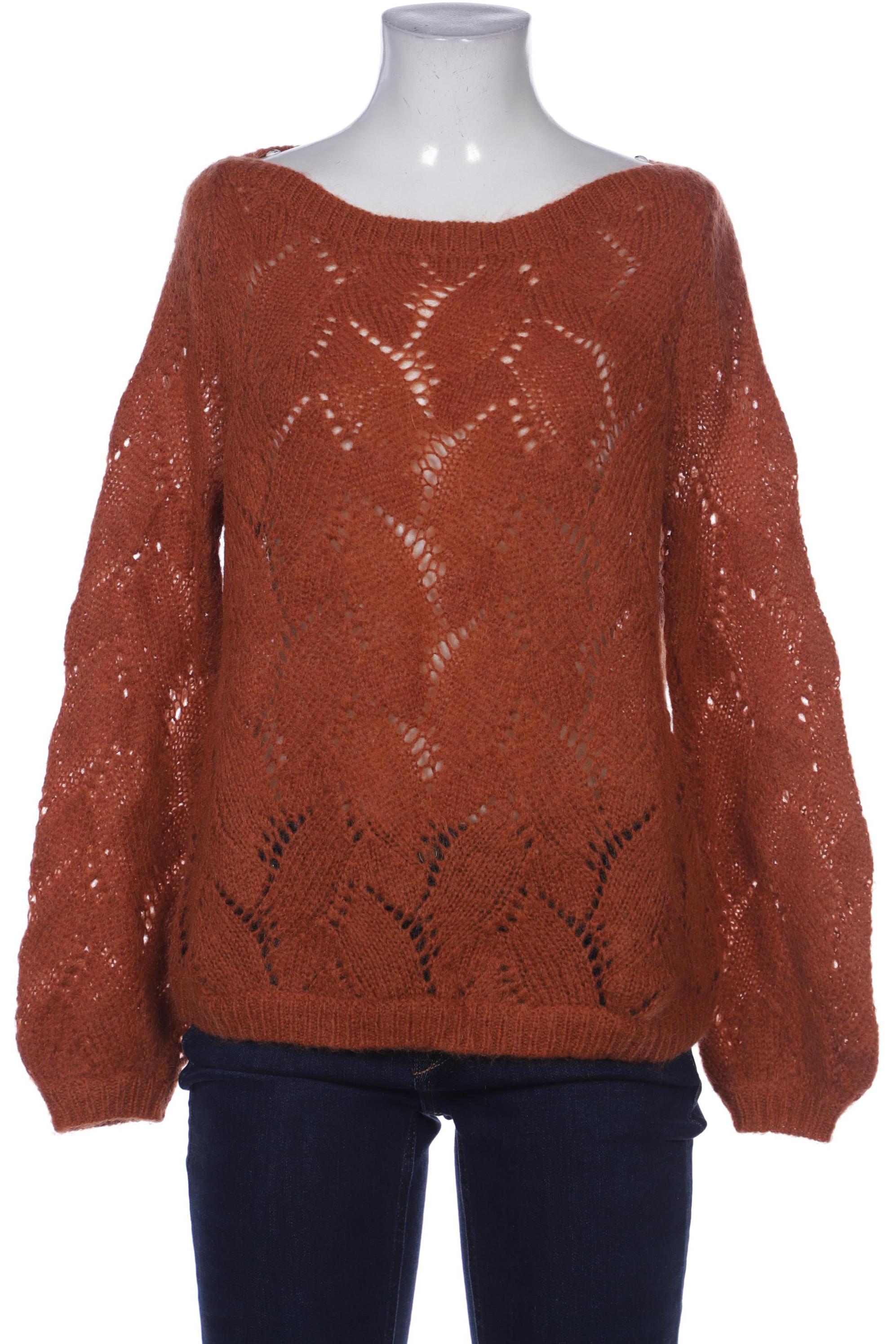 

Sezane Damen Pullover, orange, Gr. 36