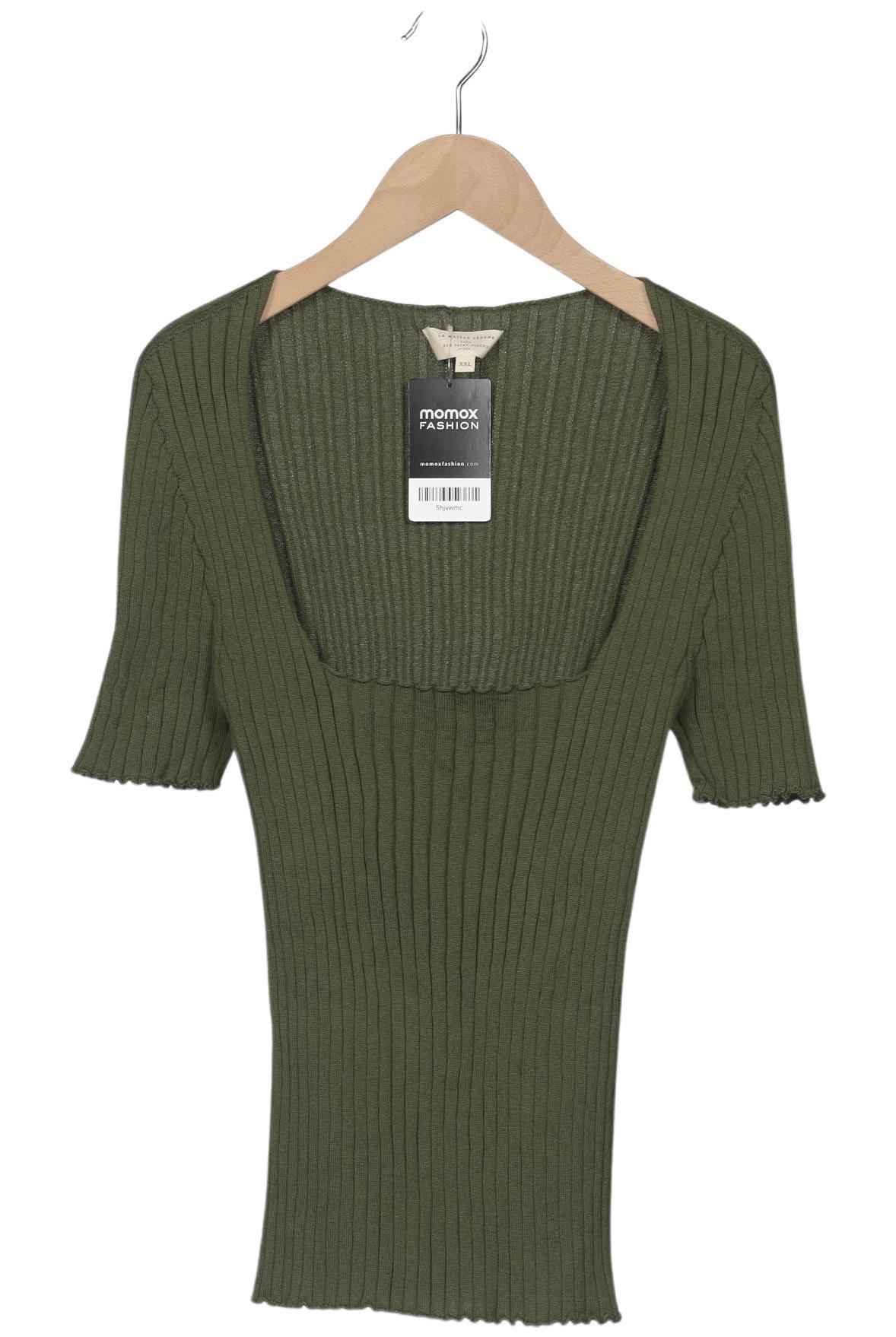 

Sezane Damen Pullover, grün, Gr. 46
