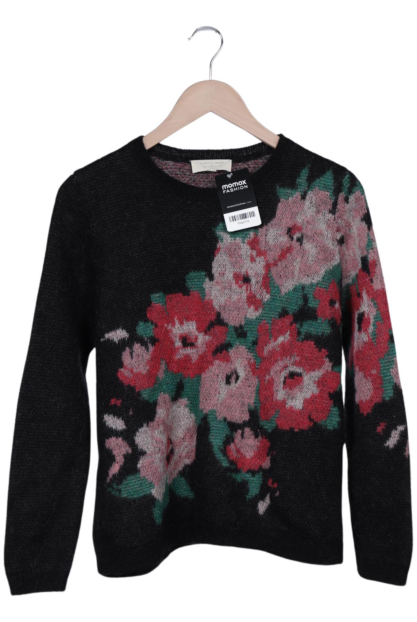 

Sezane Damen Pullover, schwarz, Gr. 38