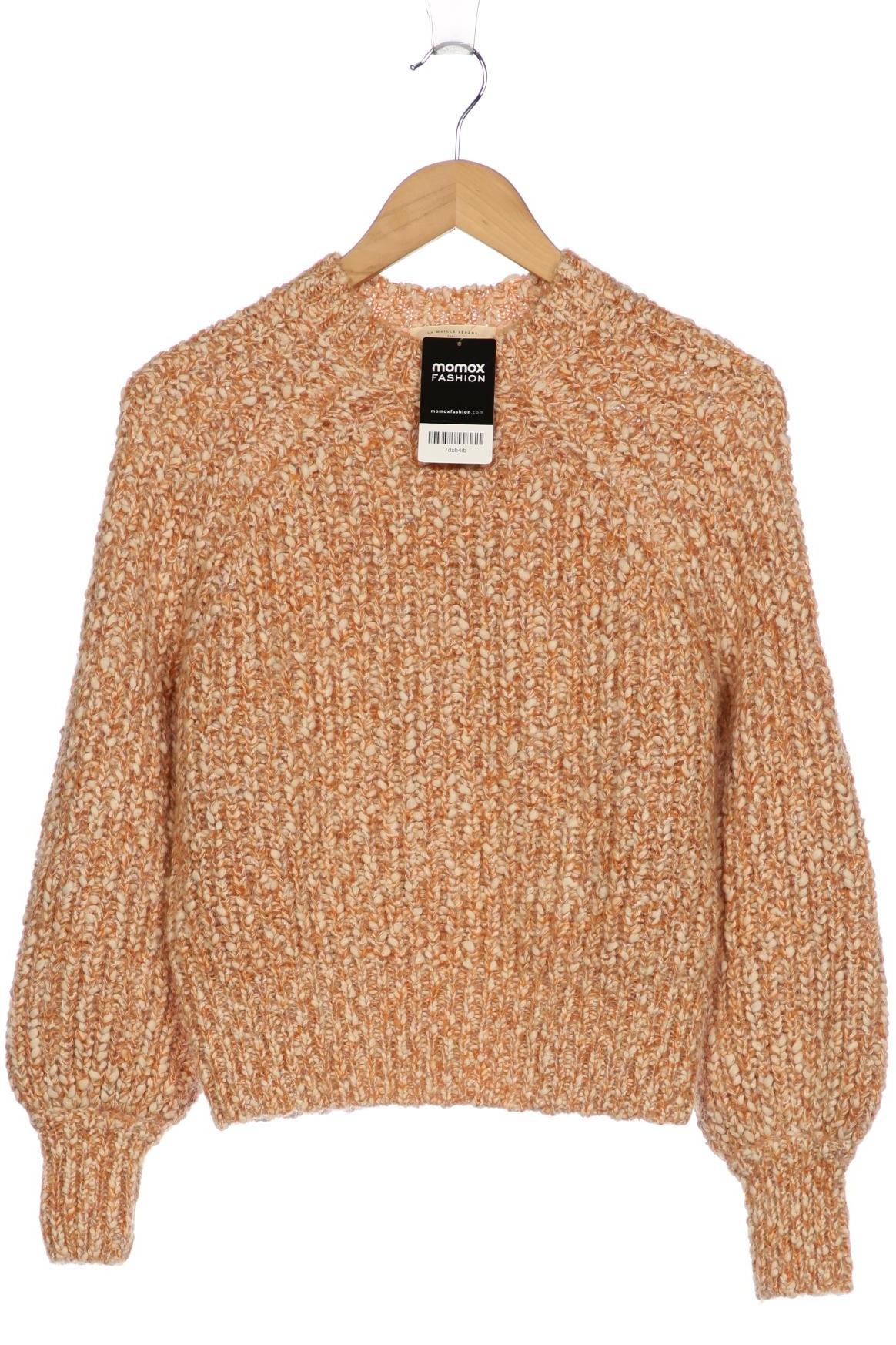 

Sezane Damen Pullover, orange, Gr. 34