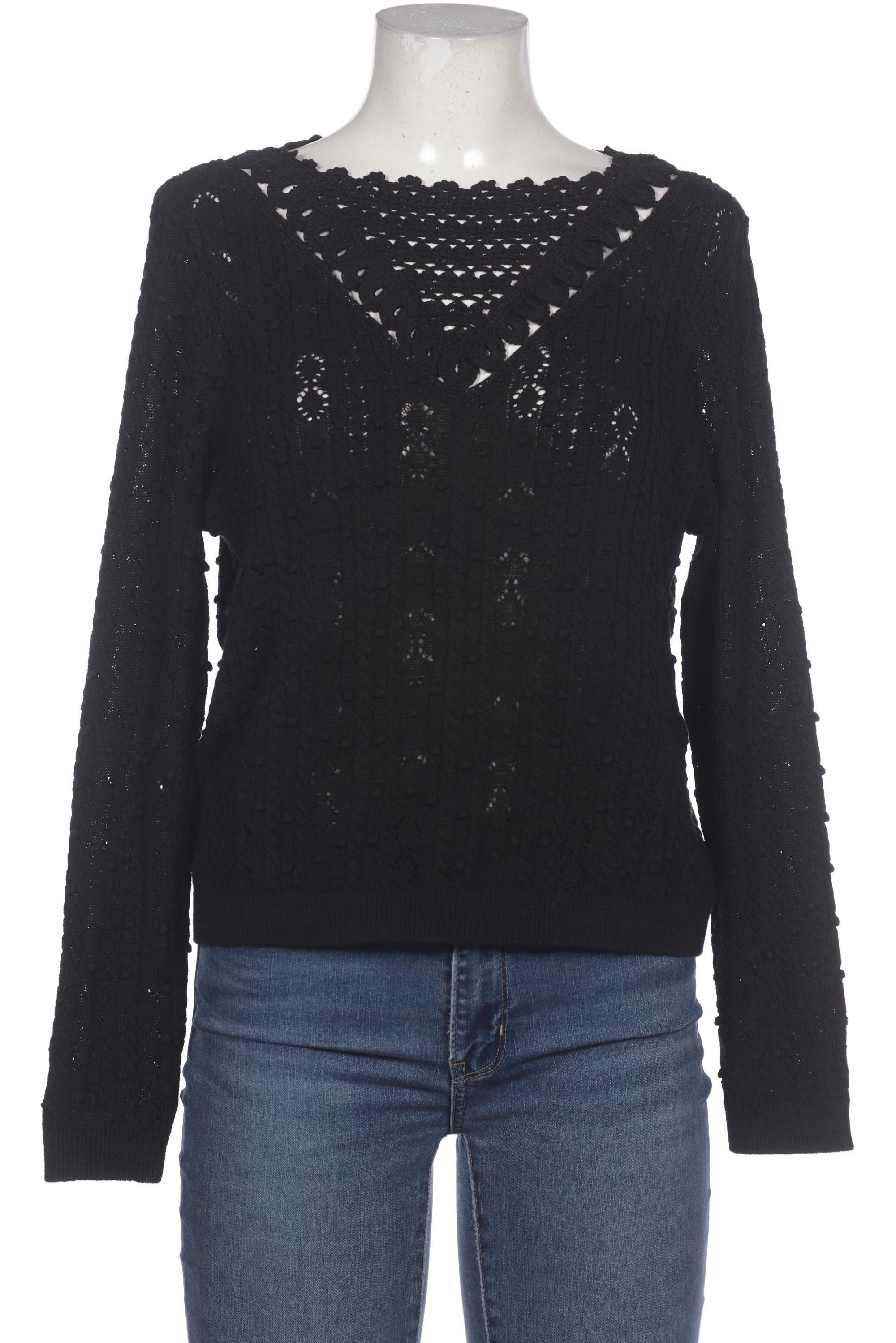 

Sezane Damen Pullover, schwarz, Gr. 38