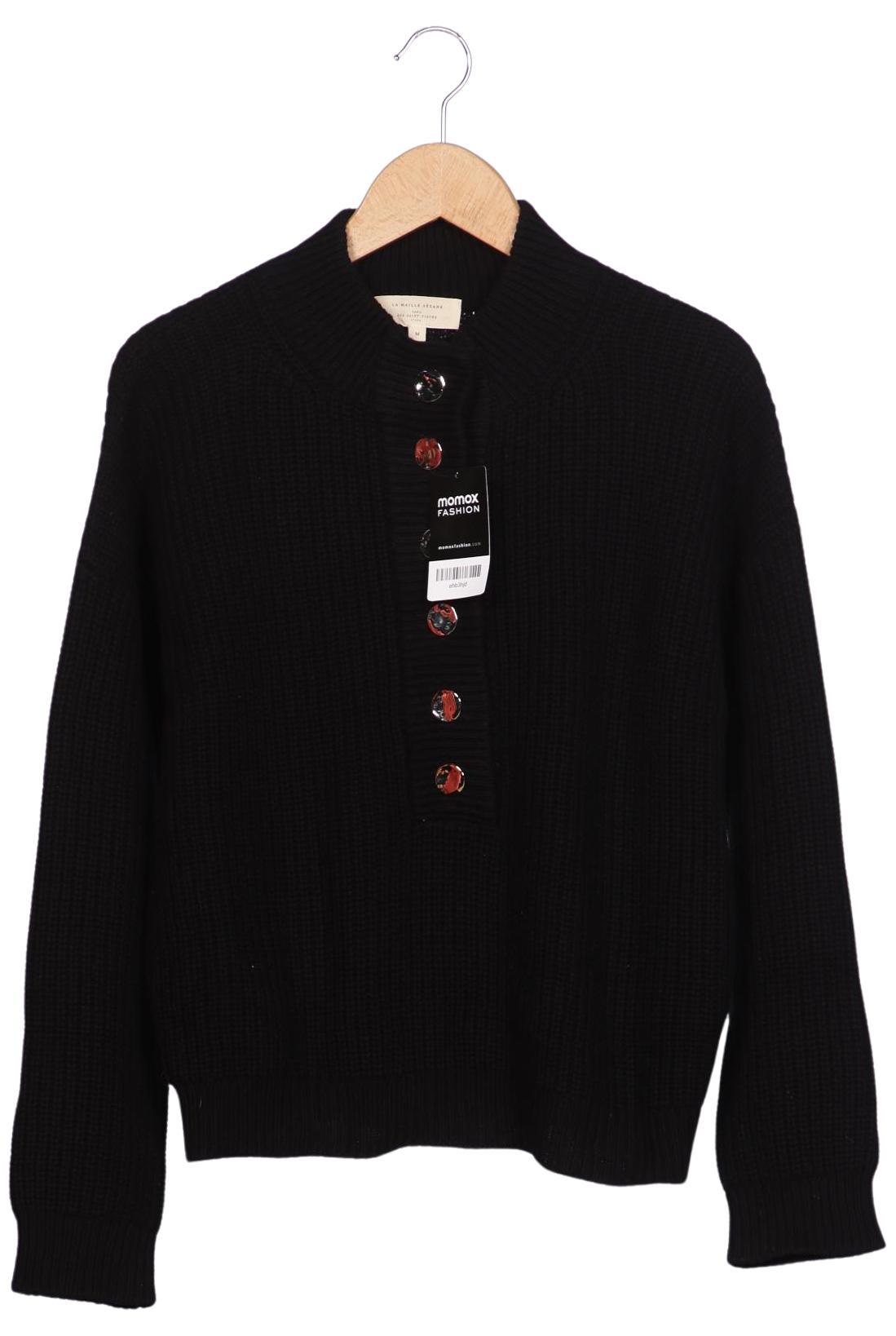 

Sezane Damen Pullover, schwarz, Gr. 38