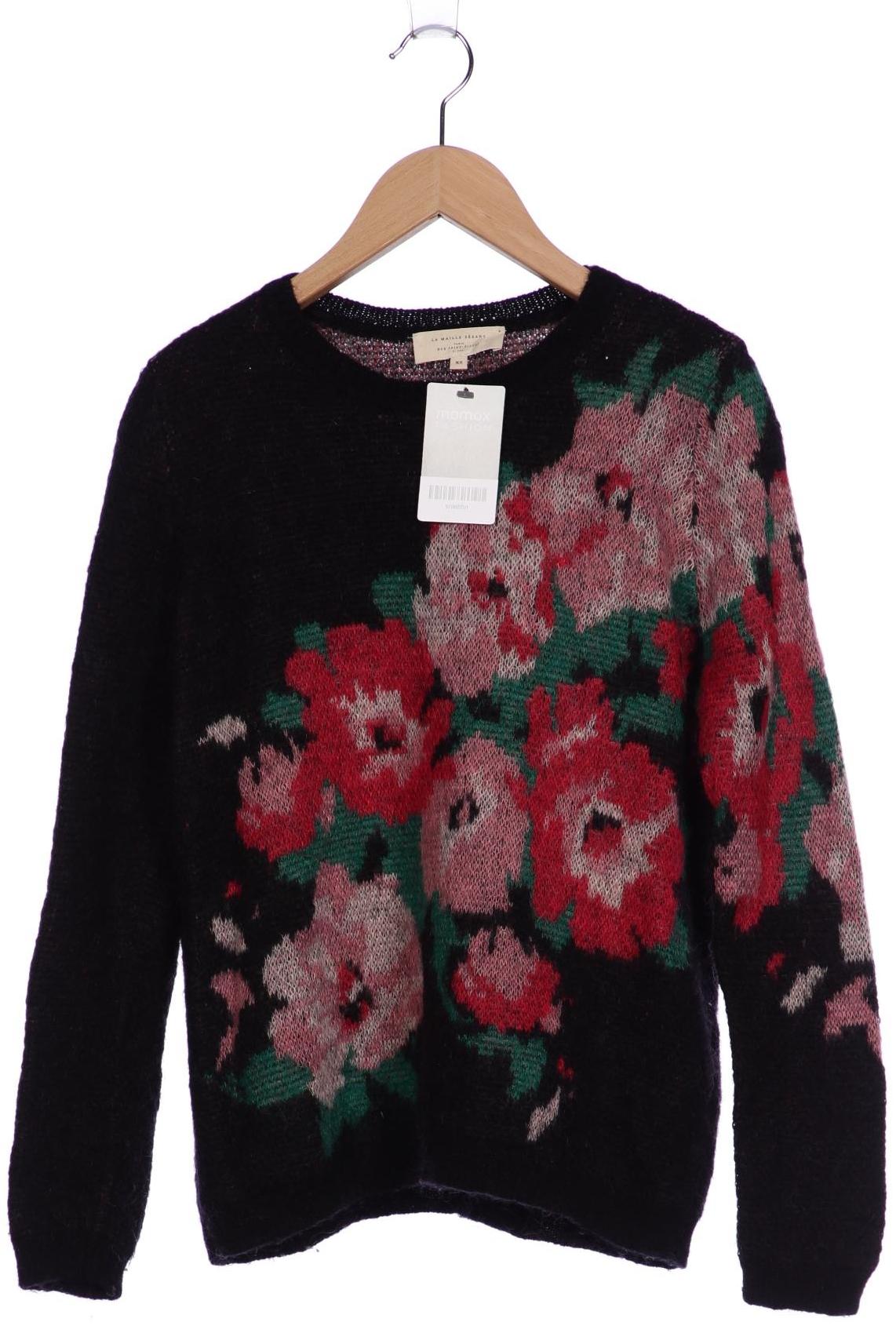 

Sezane Damen Pullover, schwarz, Gr. 34