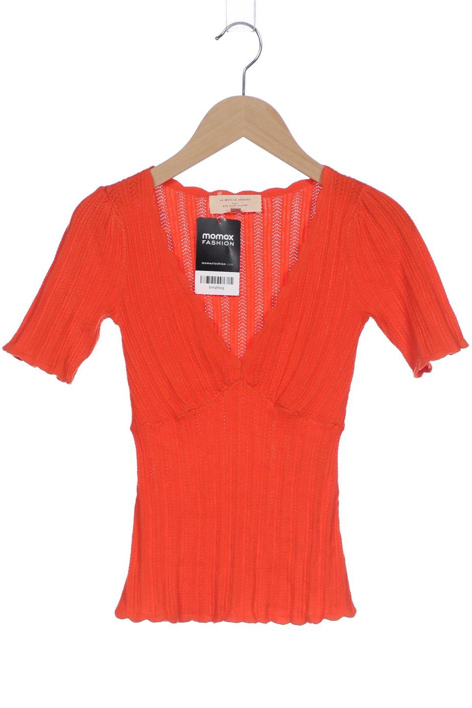

Sezane Damen Pullover, orange, Gr. 32