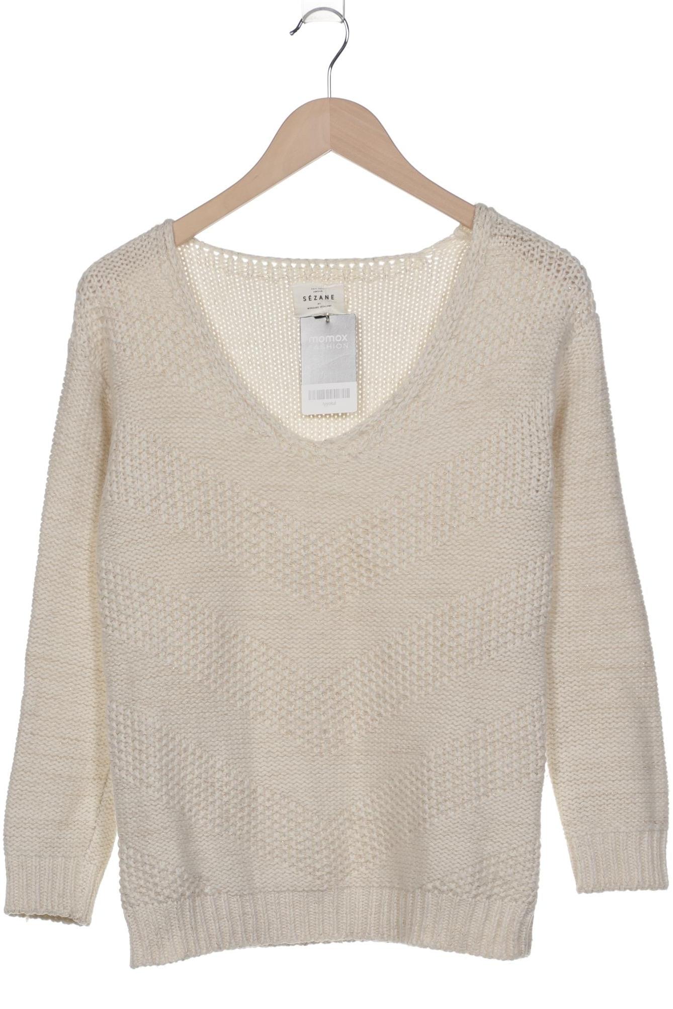 

Sezane Damen Pullover, cremeweiß, Gr. 34