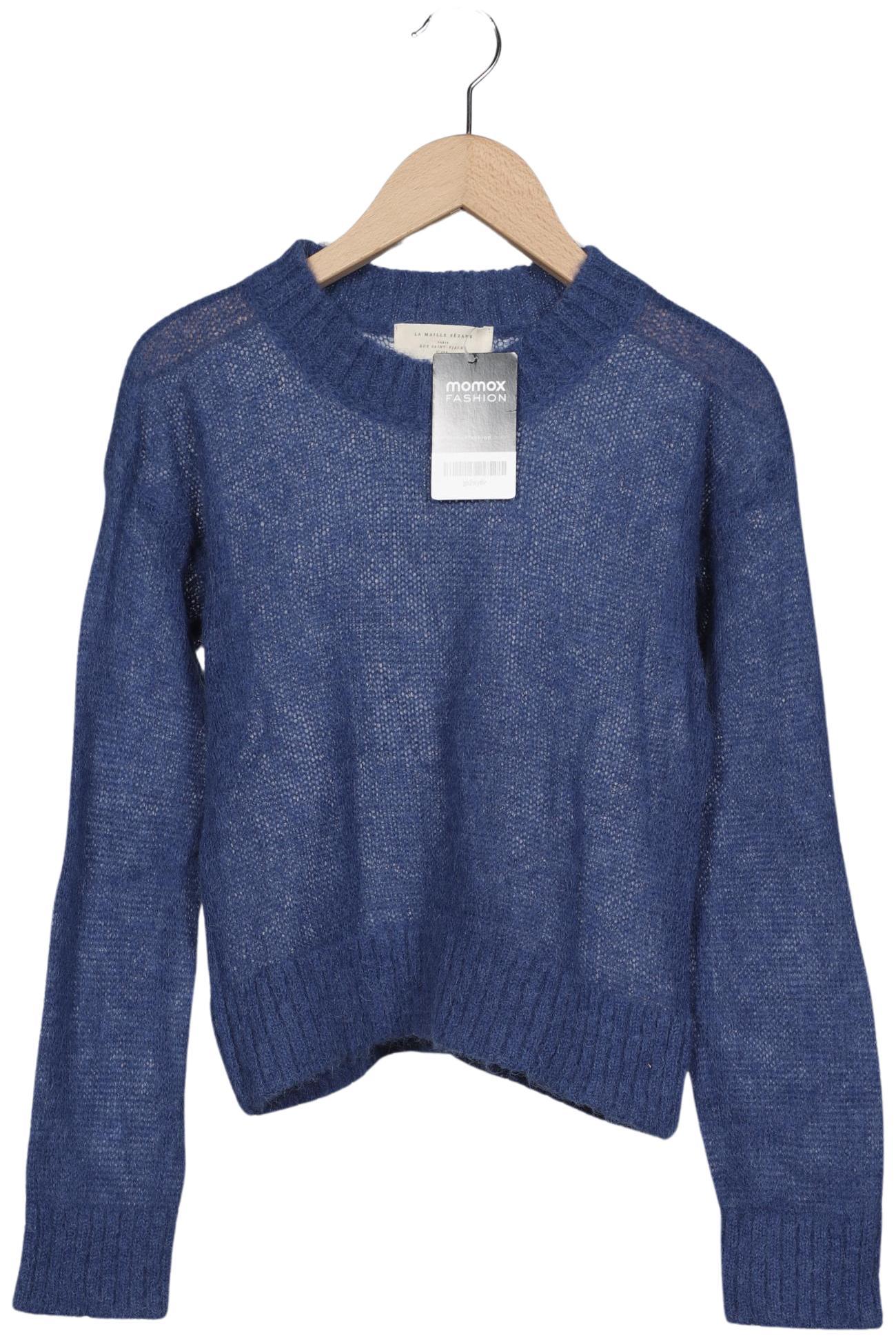 

Sezane Damen Pullover, blau, Gr. 36