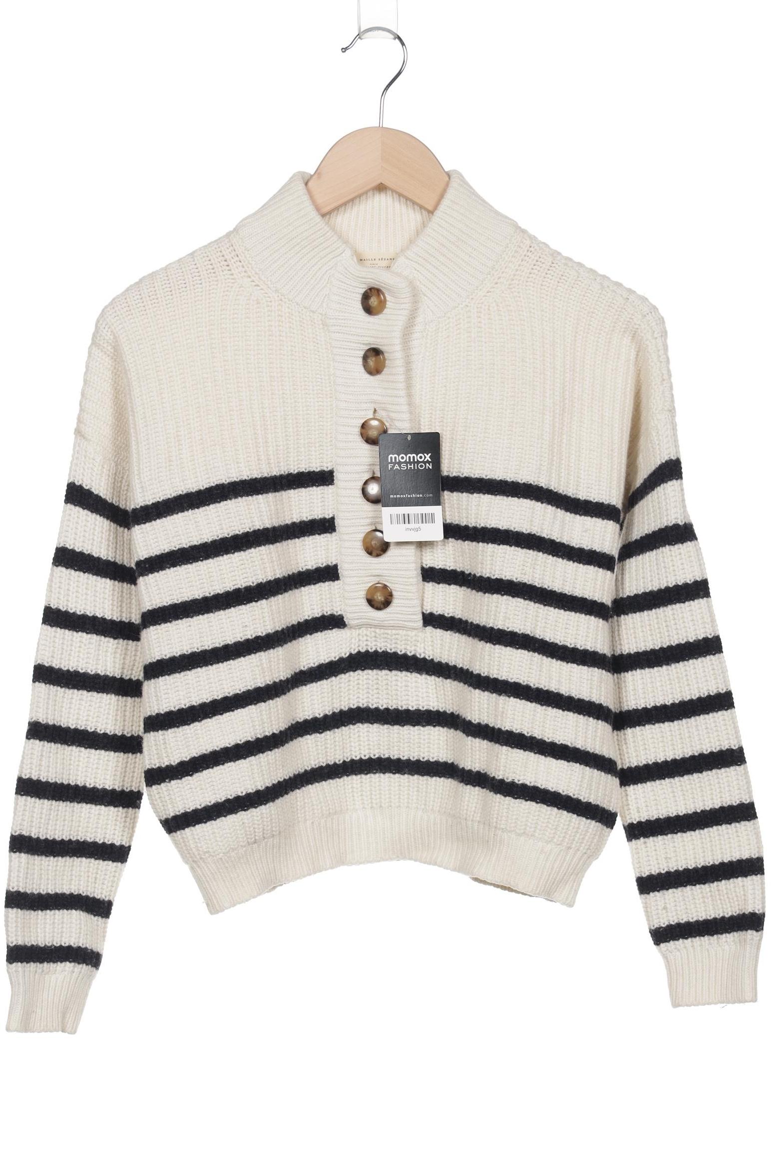 

Sezane Damen Pullover, weiß, Gr. 32