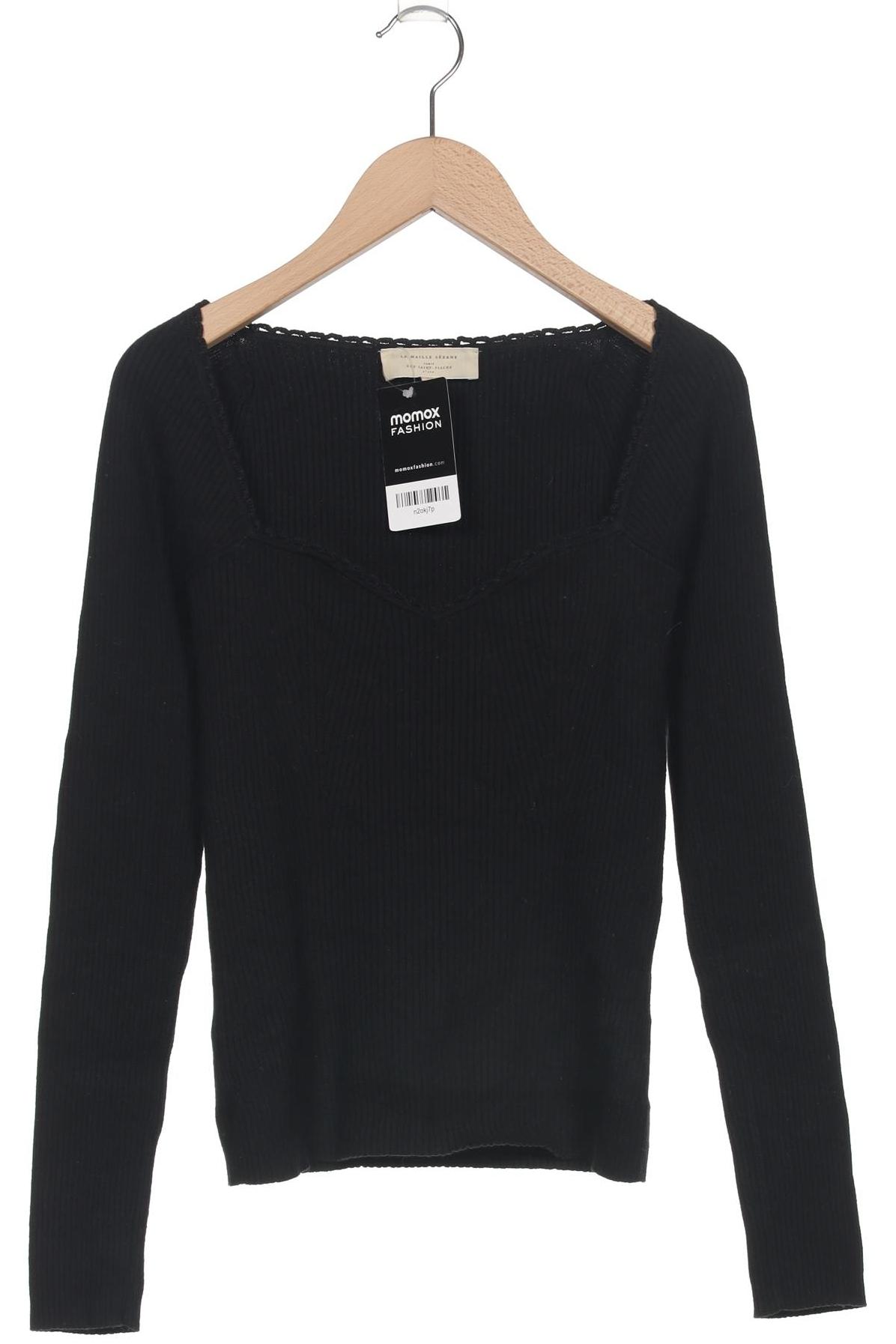 

Sezane Damen Pullover, schwarz, Gr. 34